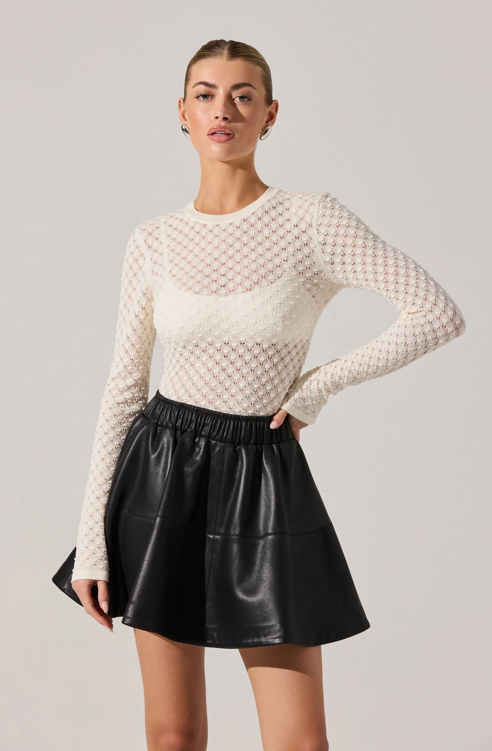 Dex Textured Sweater Top - Image 8