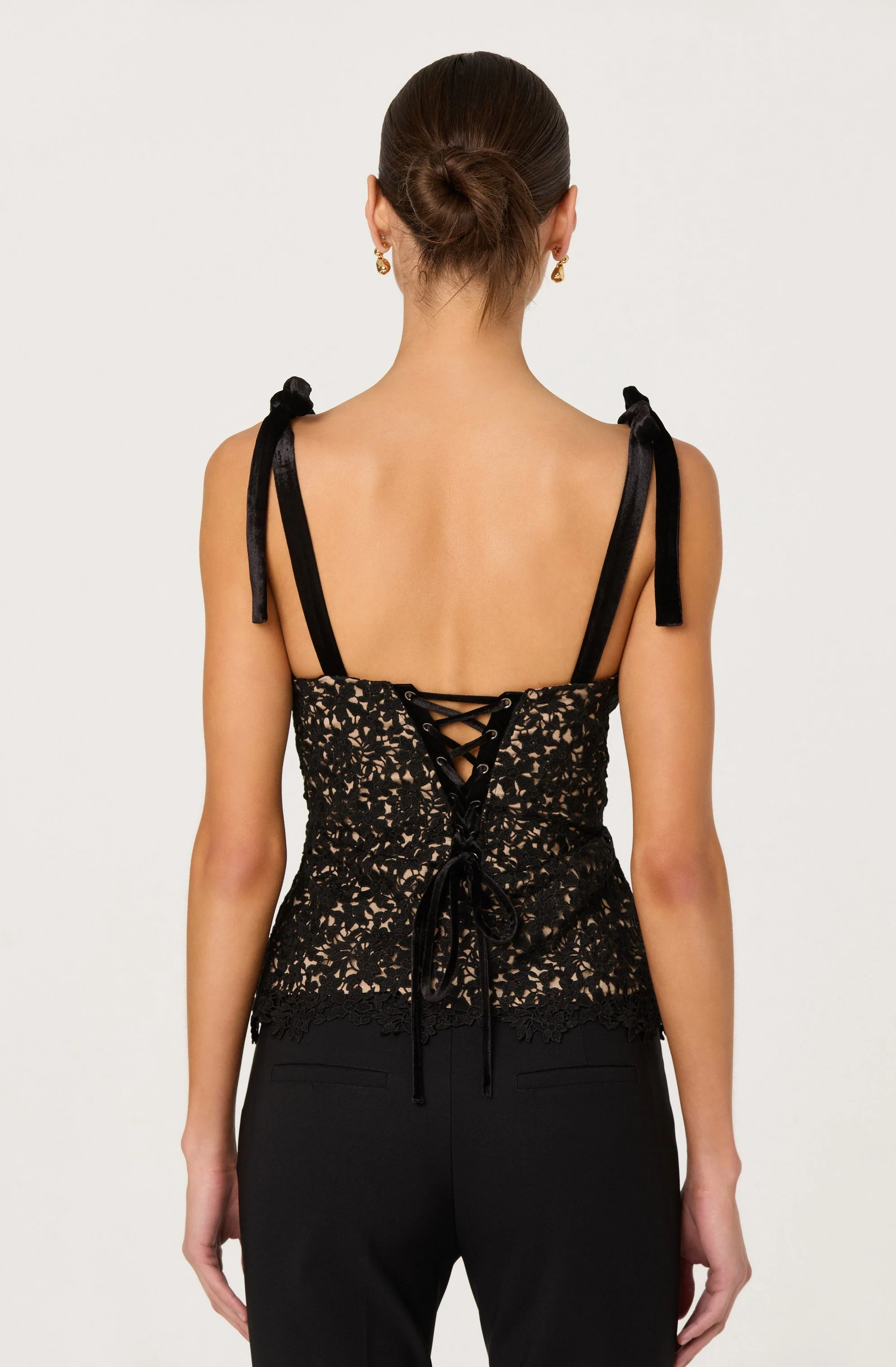 Donne Floral Lace Bustier Top - Image 6