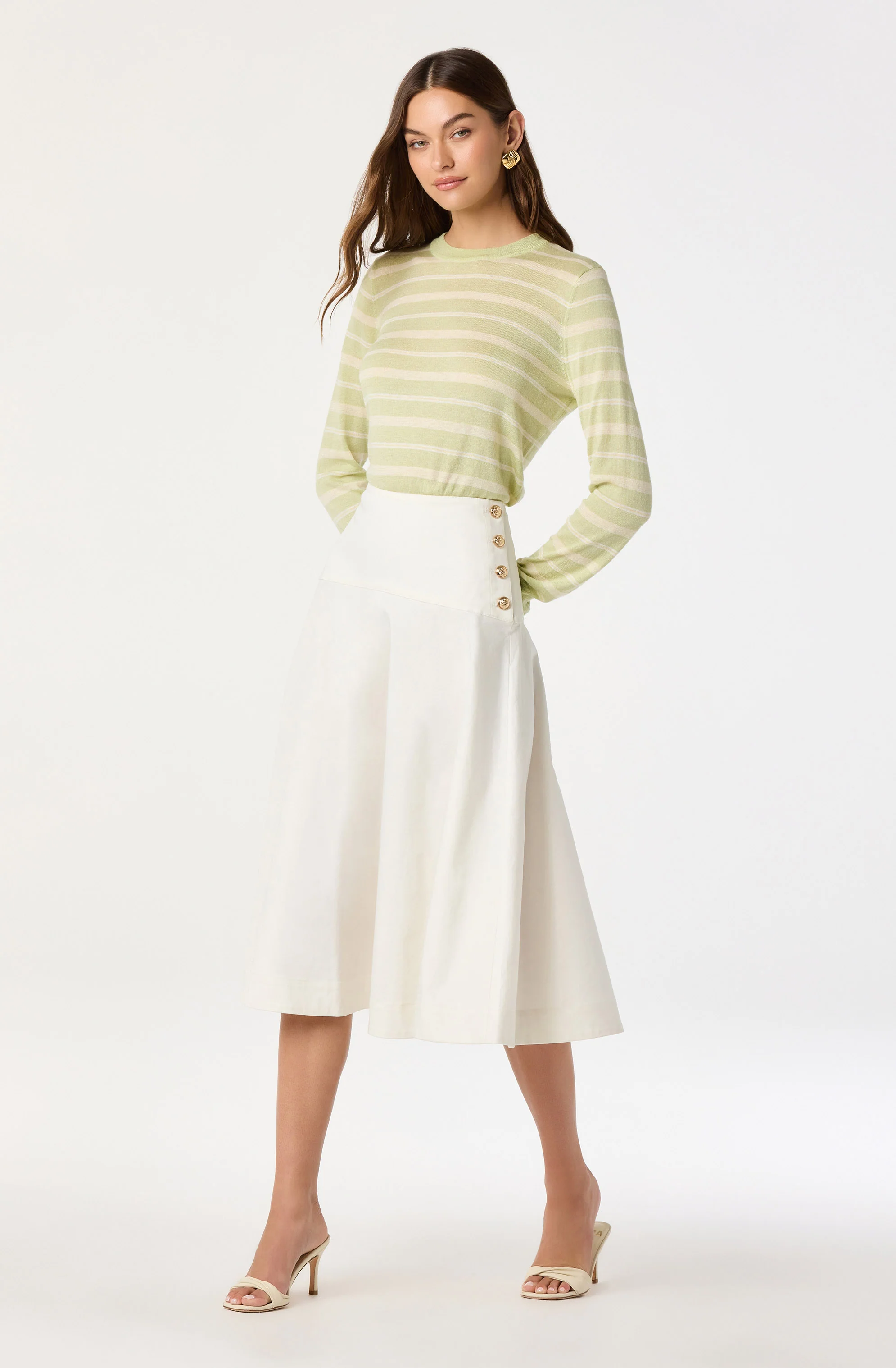 Drop Waist A-Line Skirt - Image 13