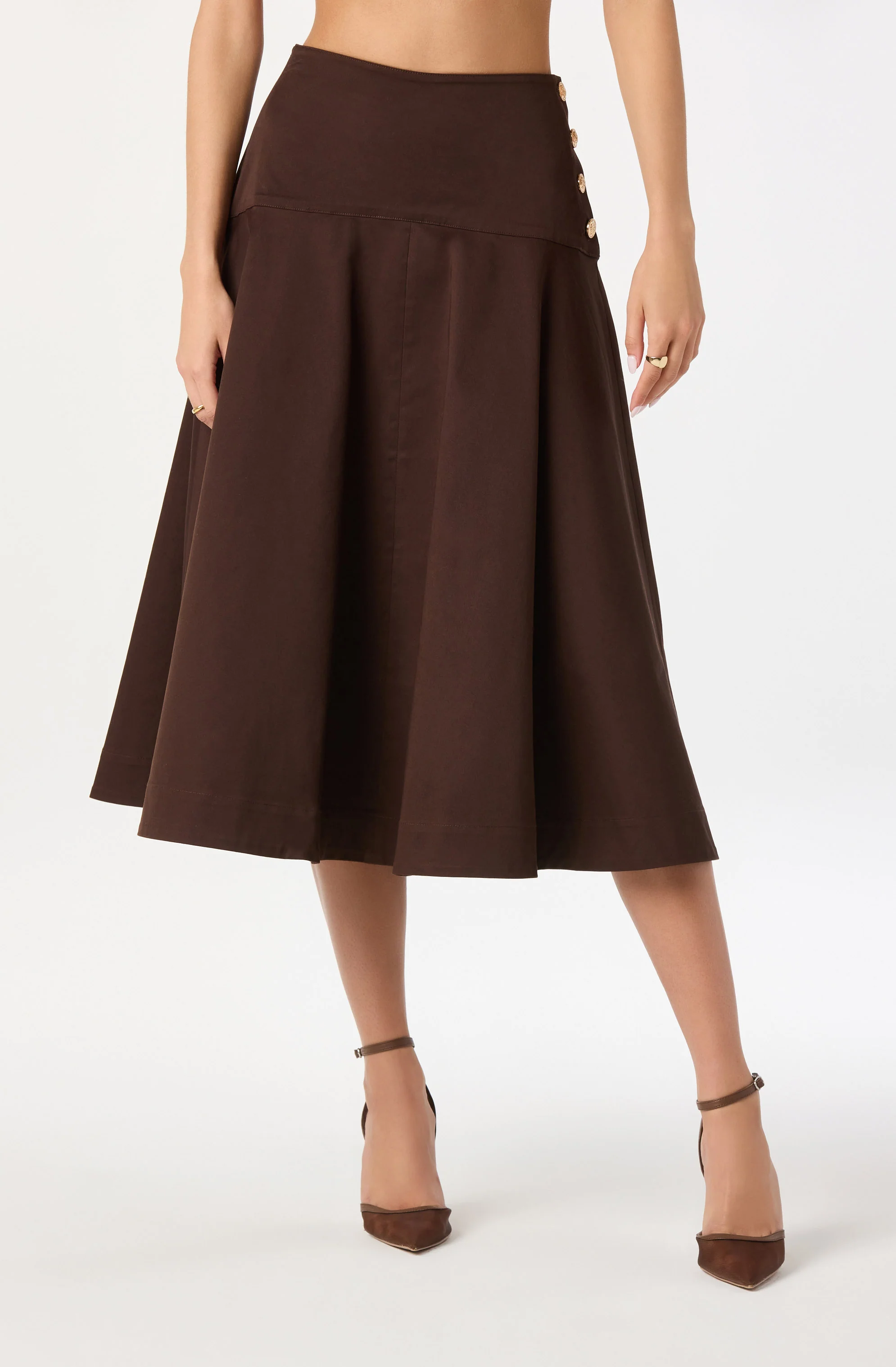 Drop Waist A-Line Skirt - Image 4