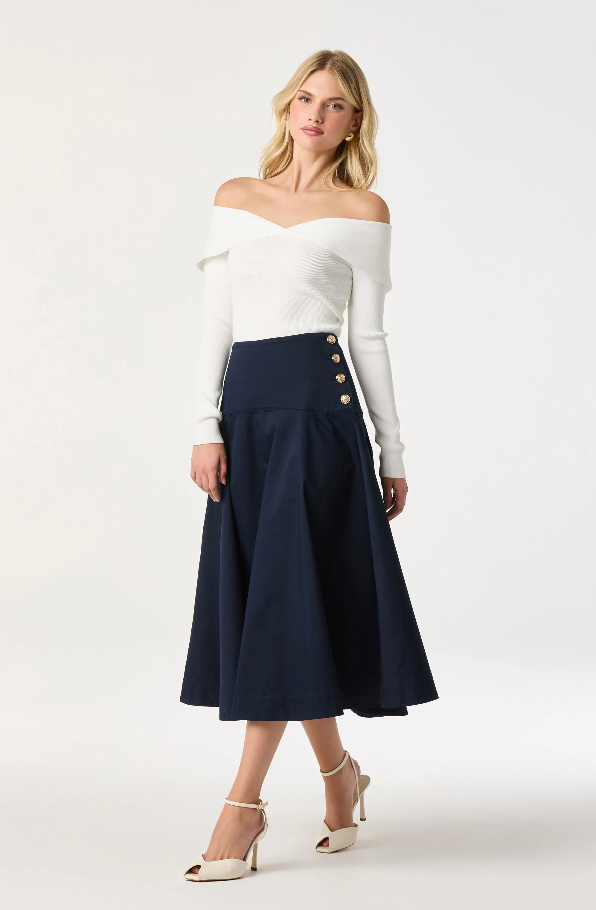 Drop Waist A-Line Skirt - Image 7