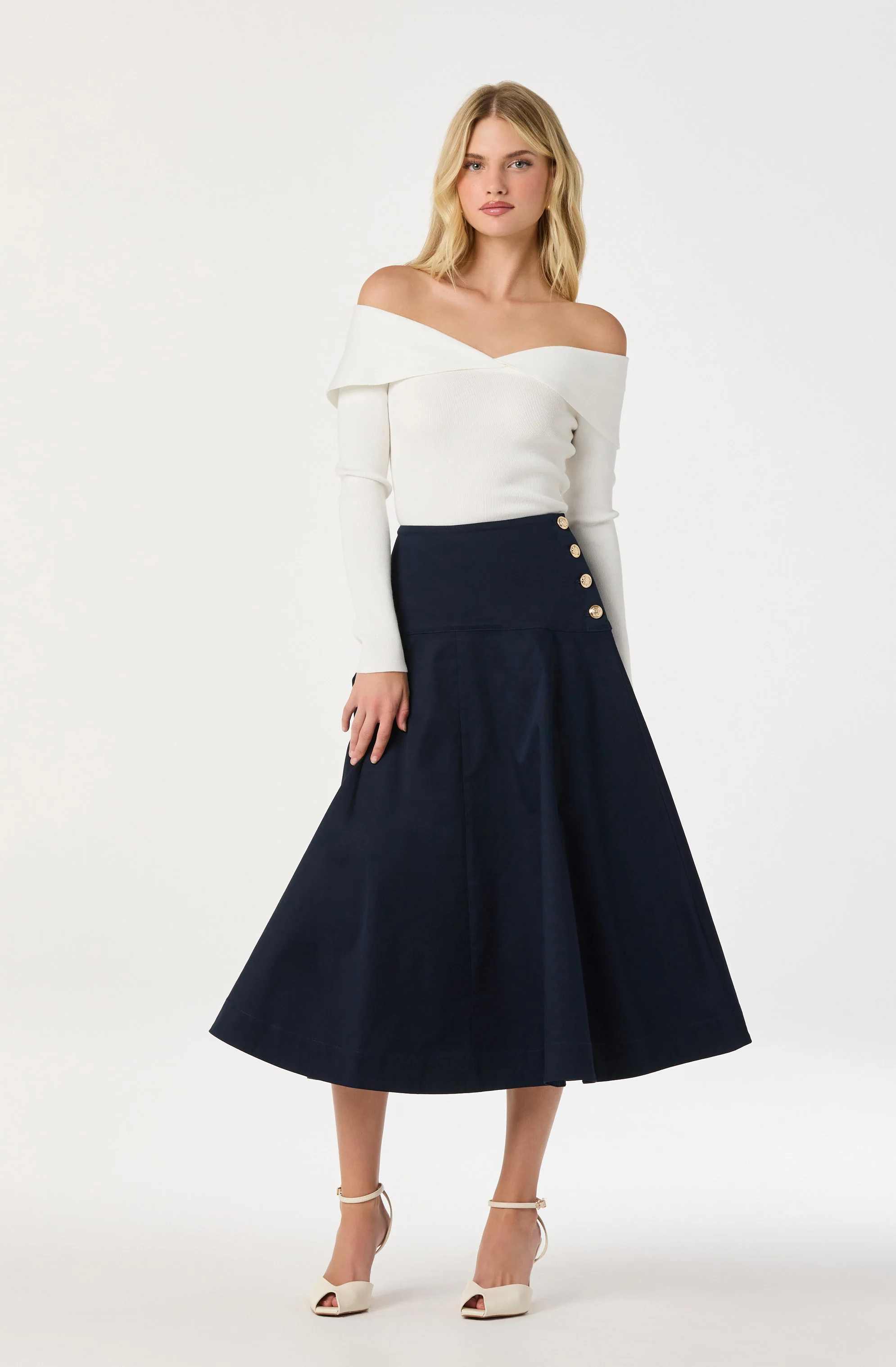 Drop Waist A-Line Skirt - Image 8