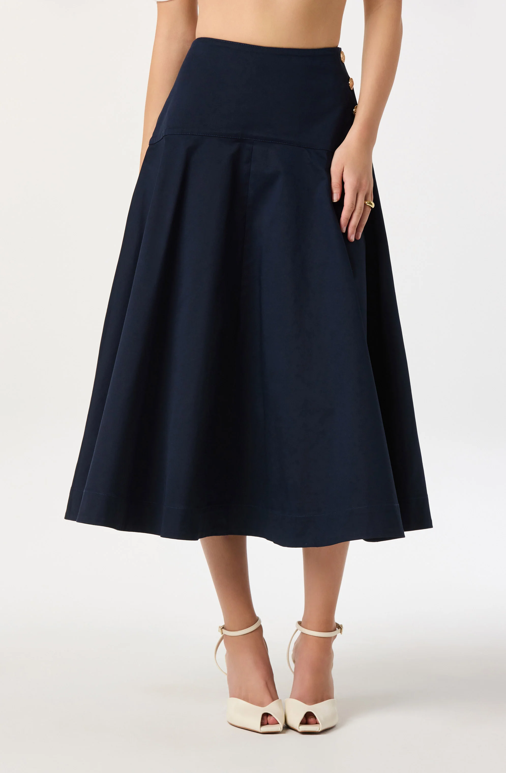 Drop Waist A-Line Skirt - Image 9