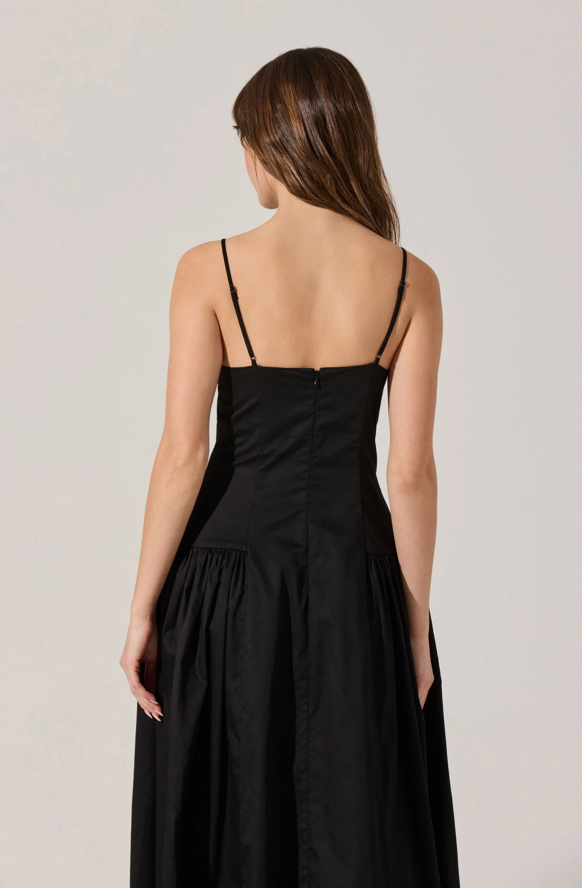 High Square Neck Midi Dress - Image 4