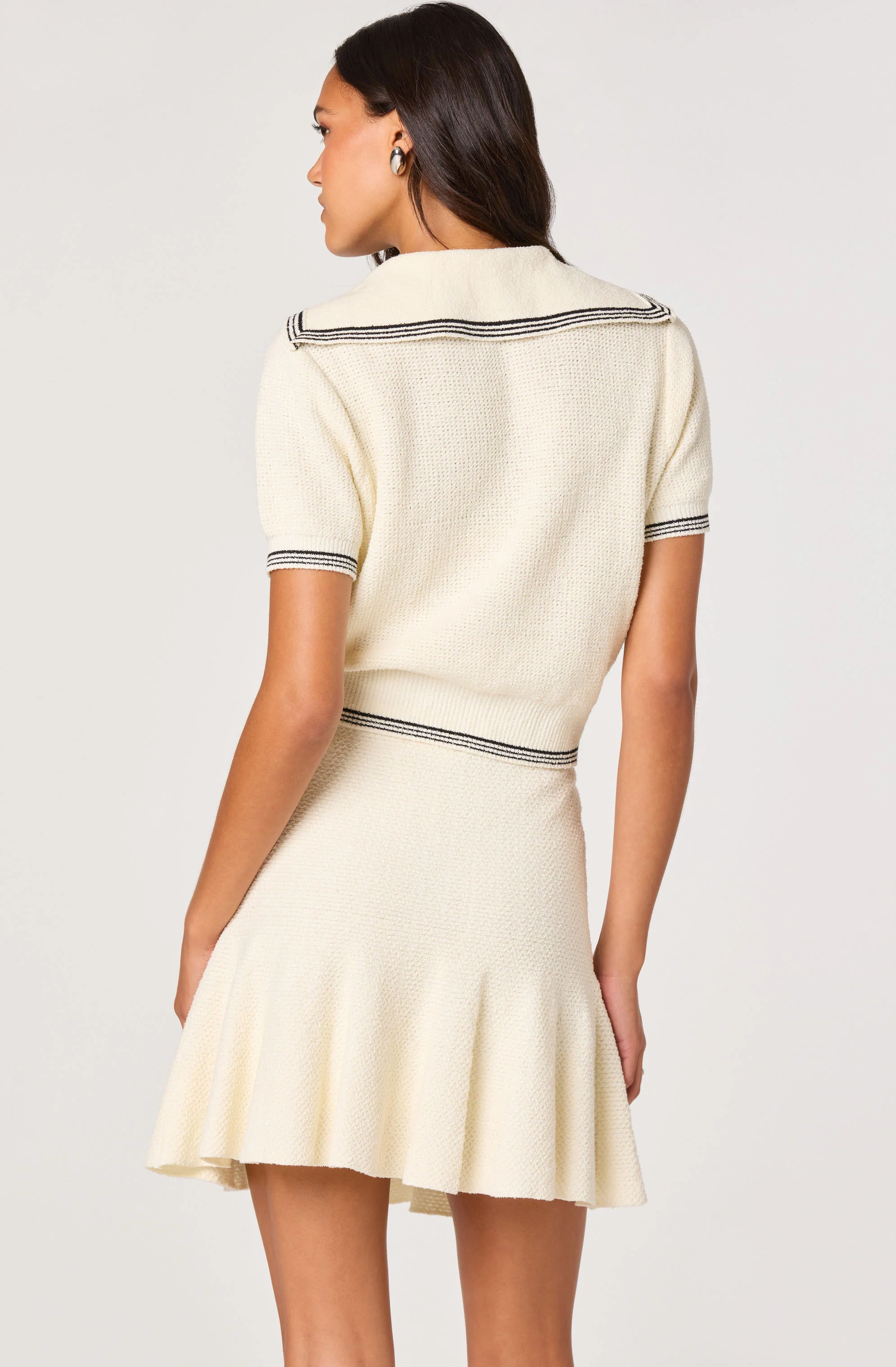 Dynasty Terry Knit Sailor Cardigan - Image 2