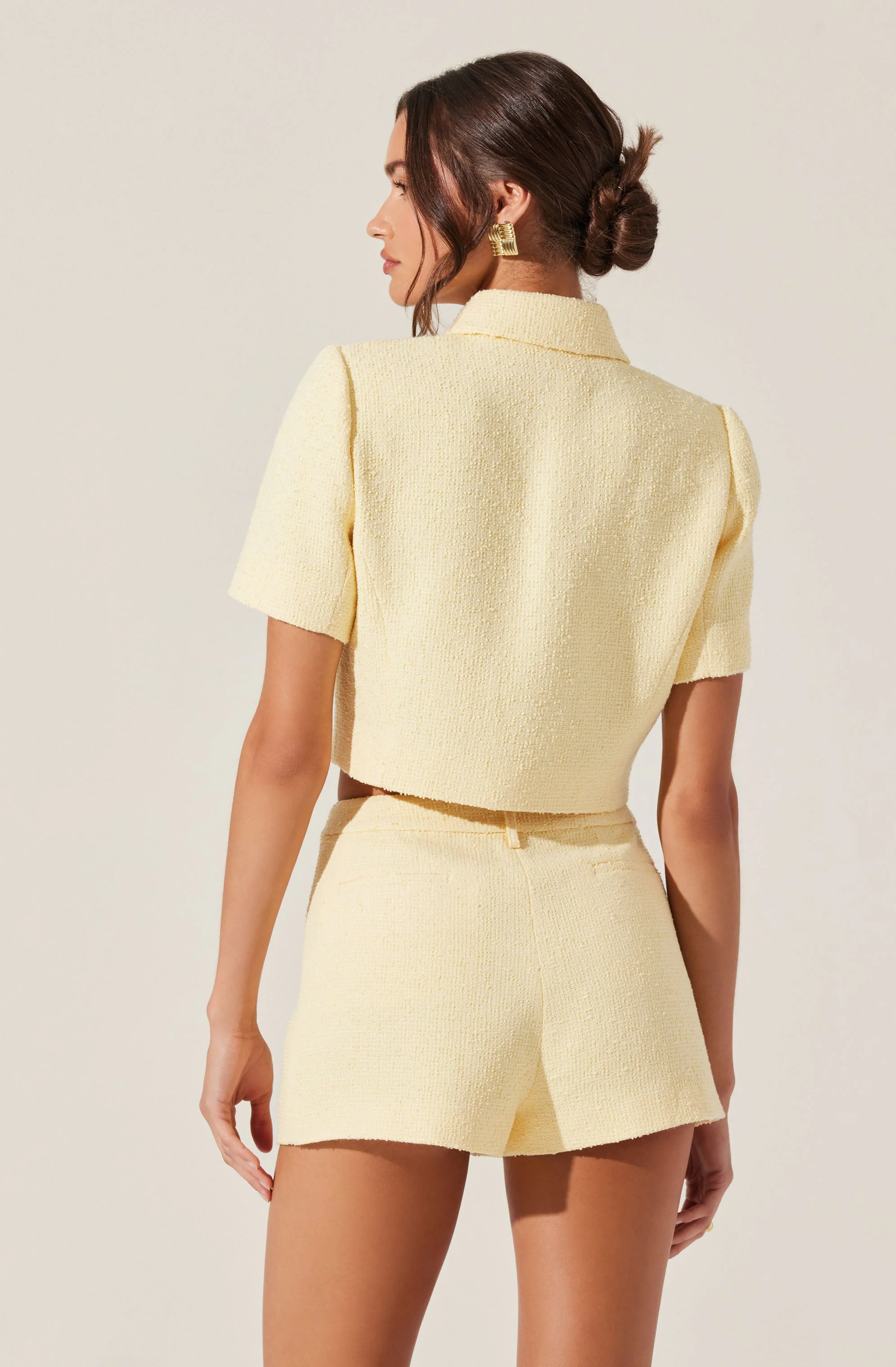 Eaton Tweed Cropped Jacket - Image 3