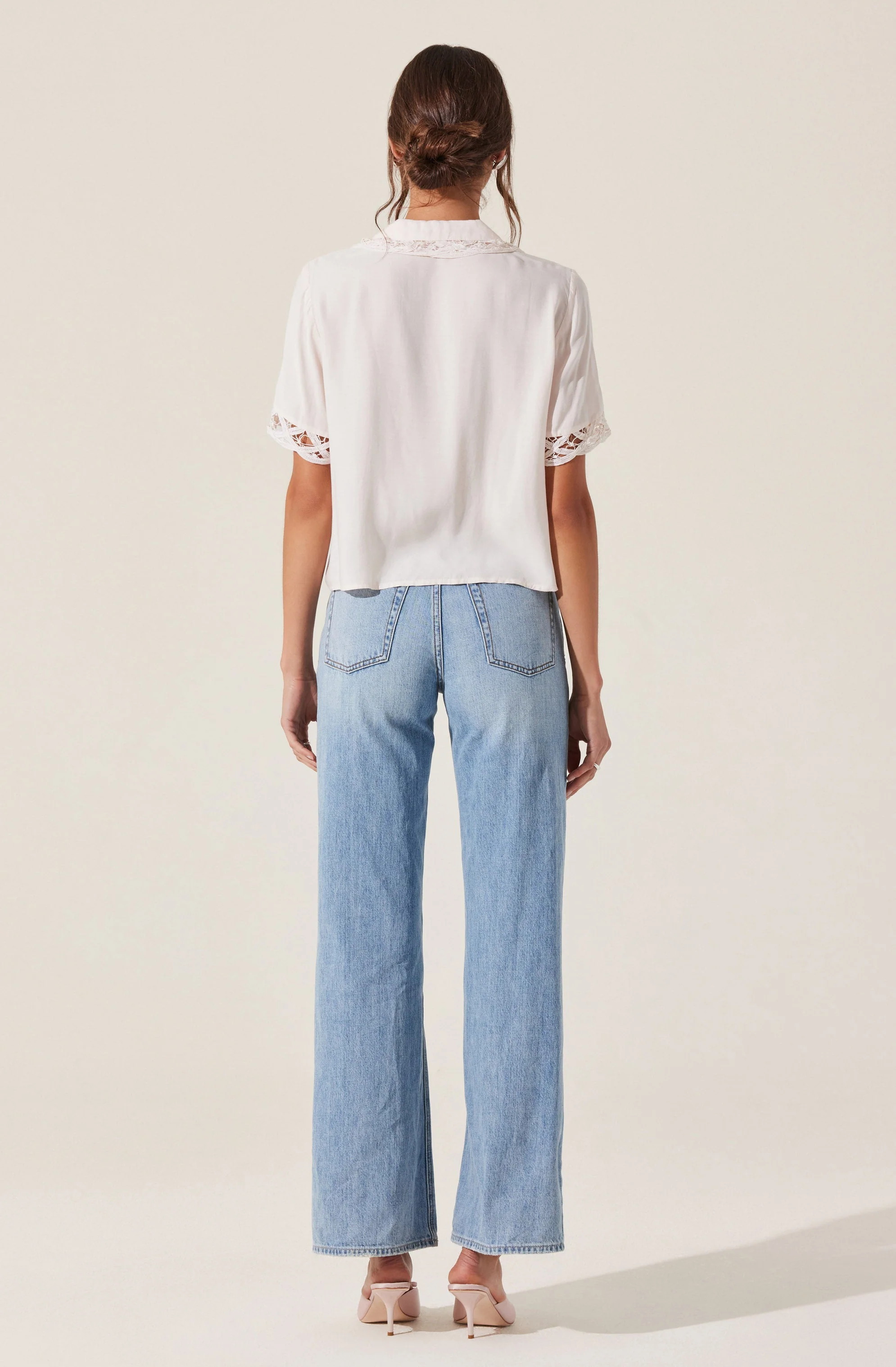 Elinda Lace Trim Top - Image 6