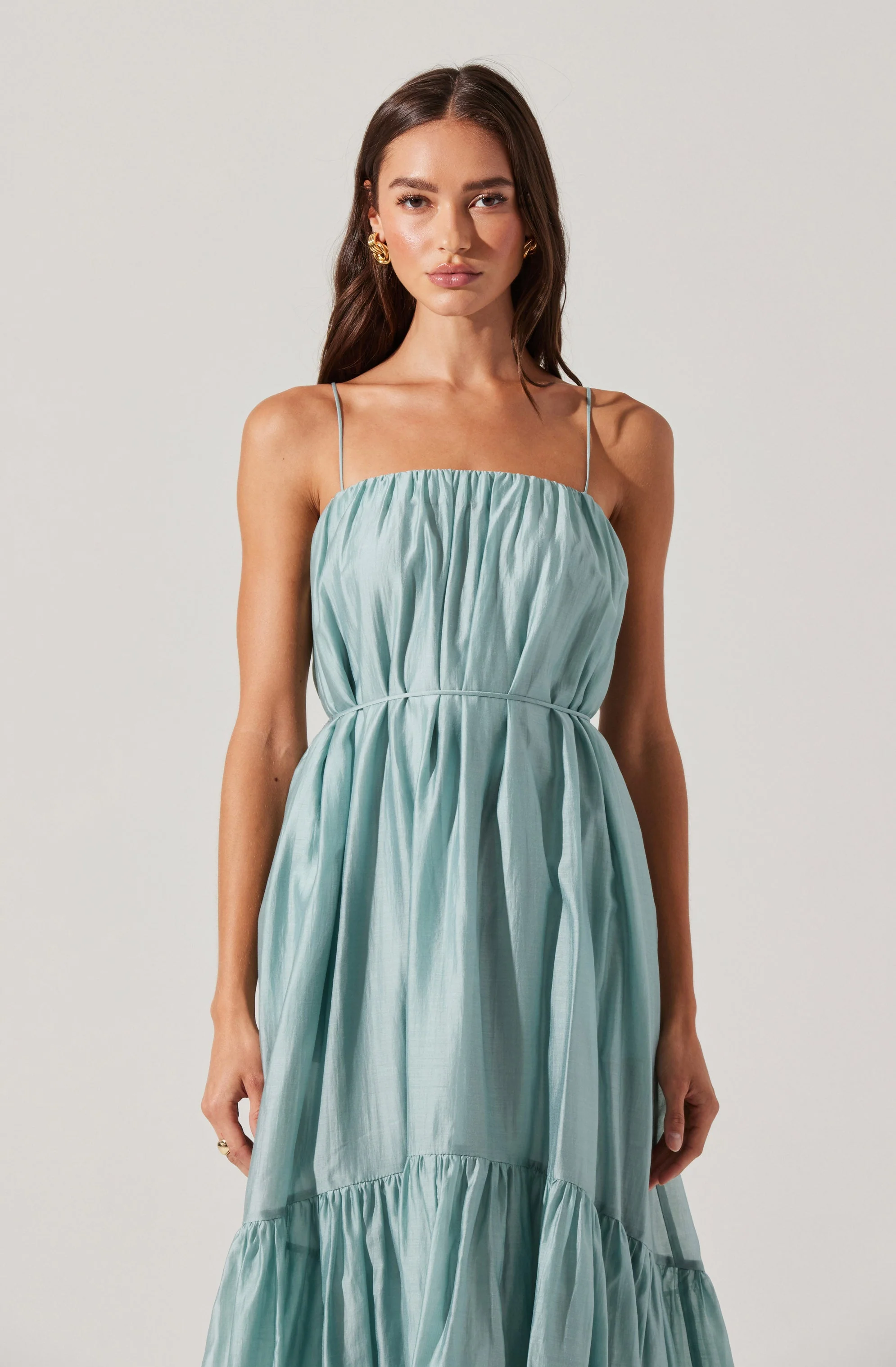 Elisha Tiered High-Low Maxi Dress - Image 11