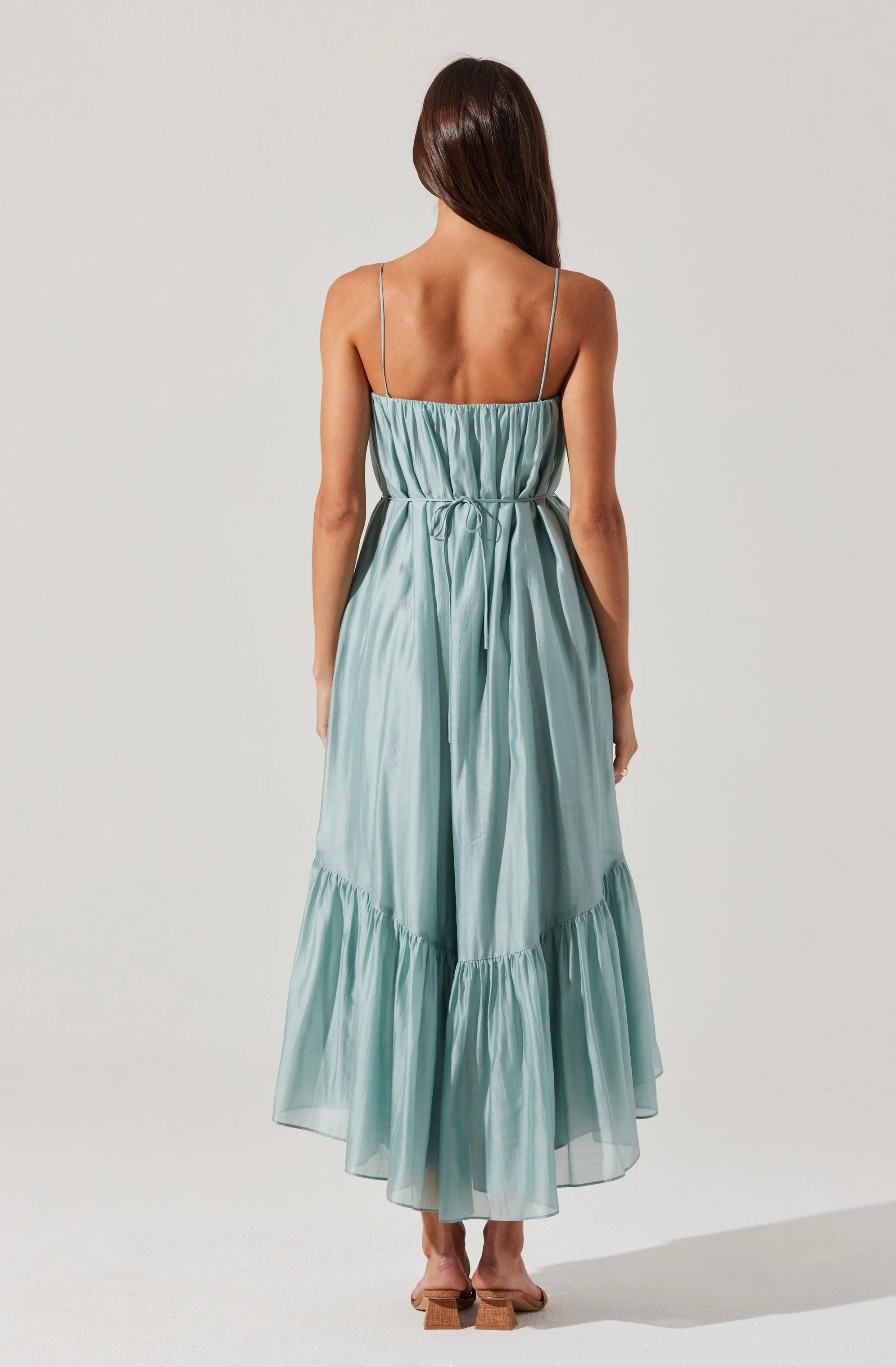Elisha Tiered High-Low Maxi Dress - Image 12