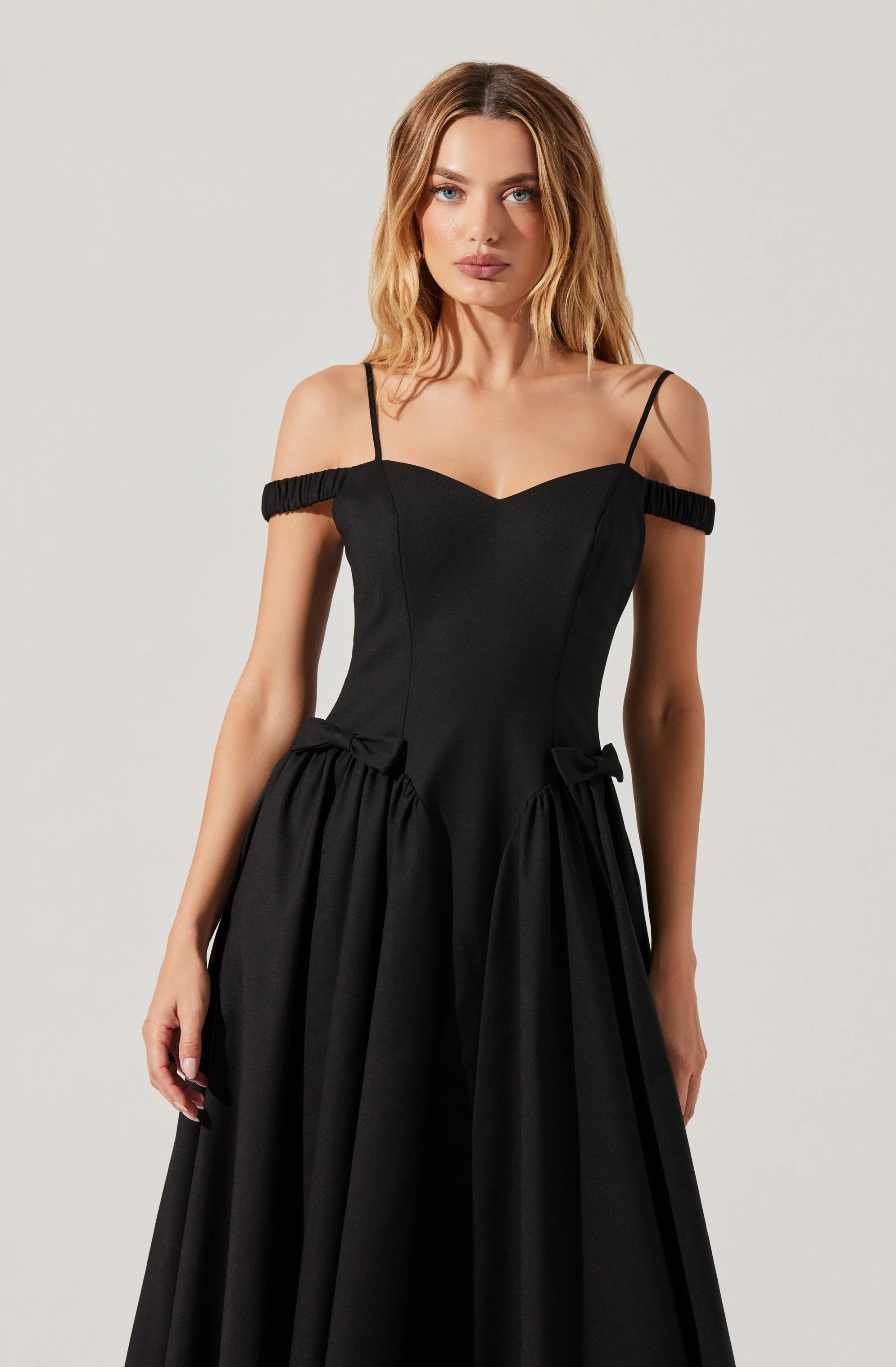 Elvinia Off Shoulder Midi Dress - Image 2
