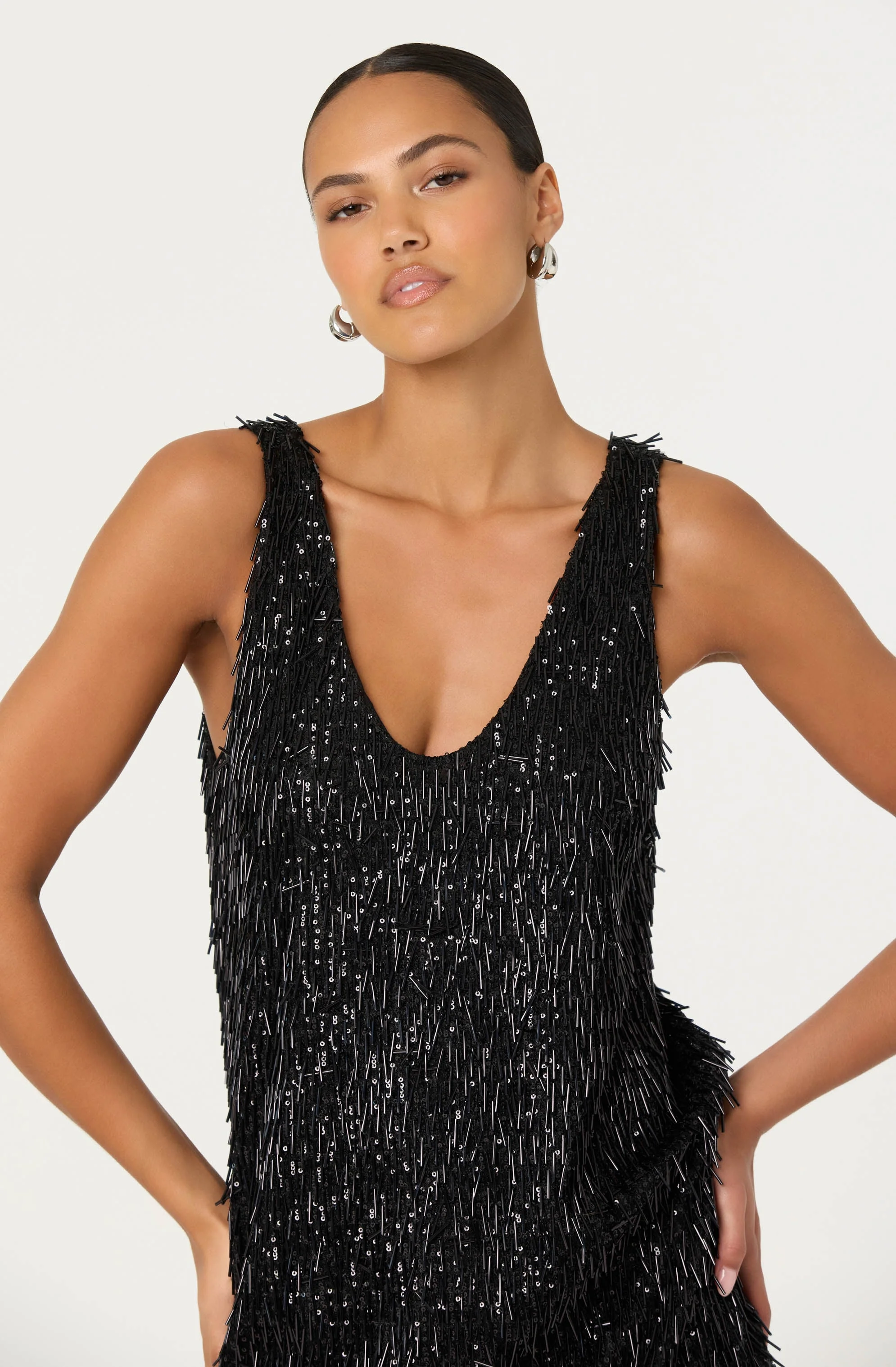 Emani Sequin Mini Dress - Image 4