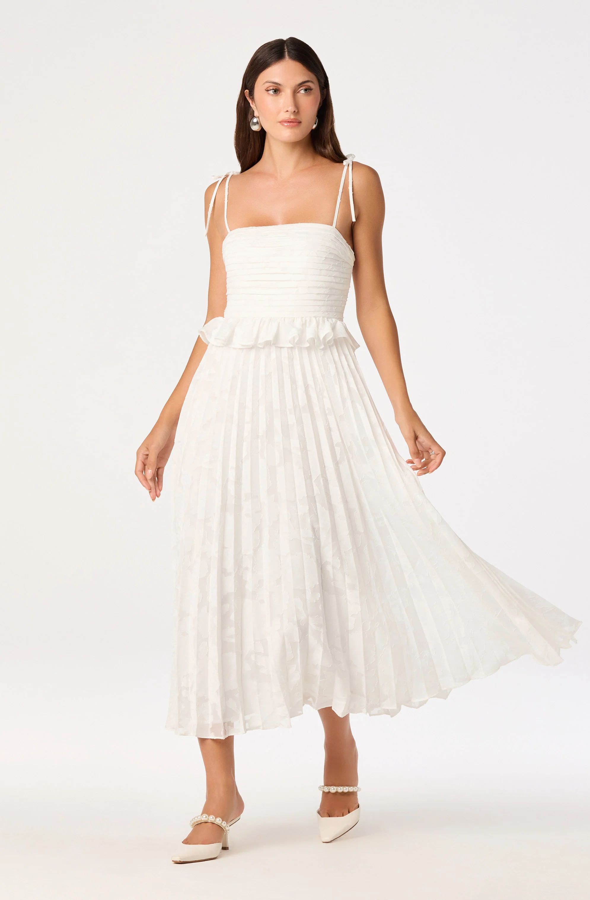 Emerys Pleated Midi Dress - Image 5