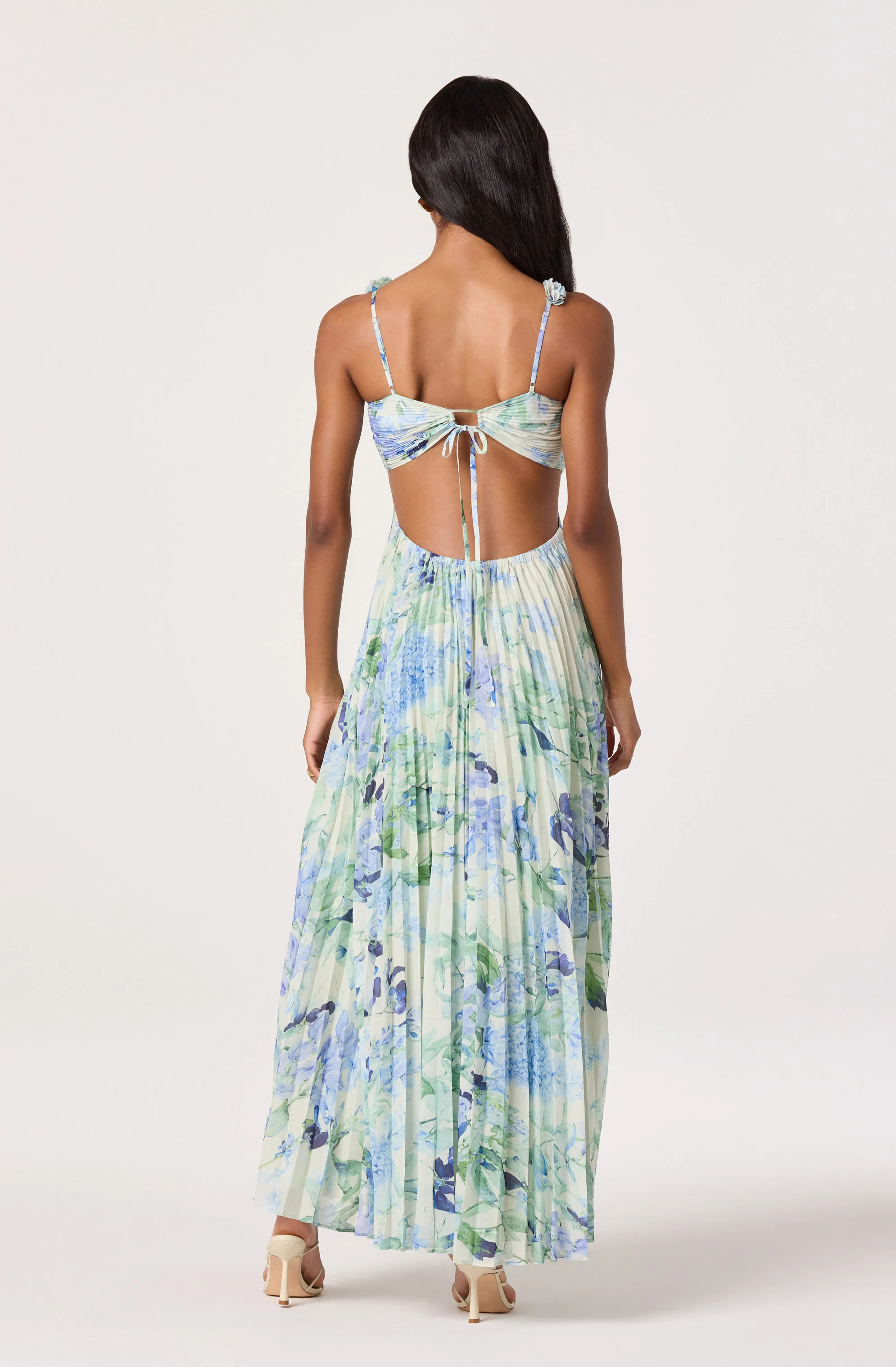Emese Floral Cutout Maxi Dress - Image 6
