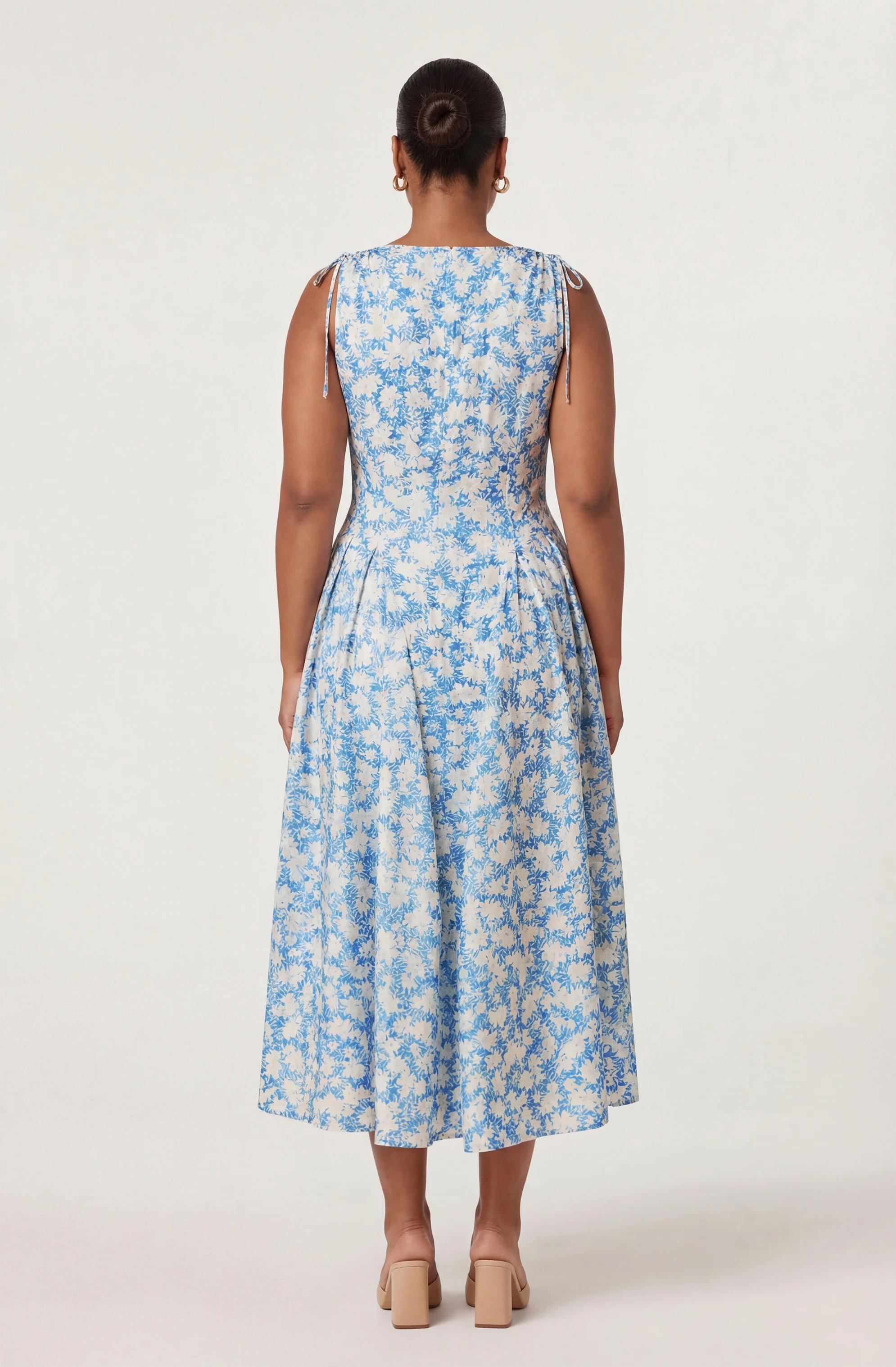 Emmery Floral Wrap Midi Dress - Image 12