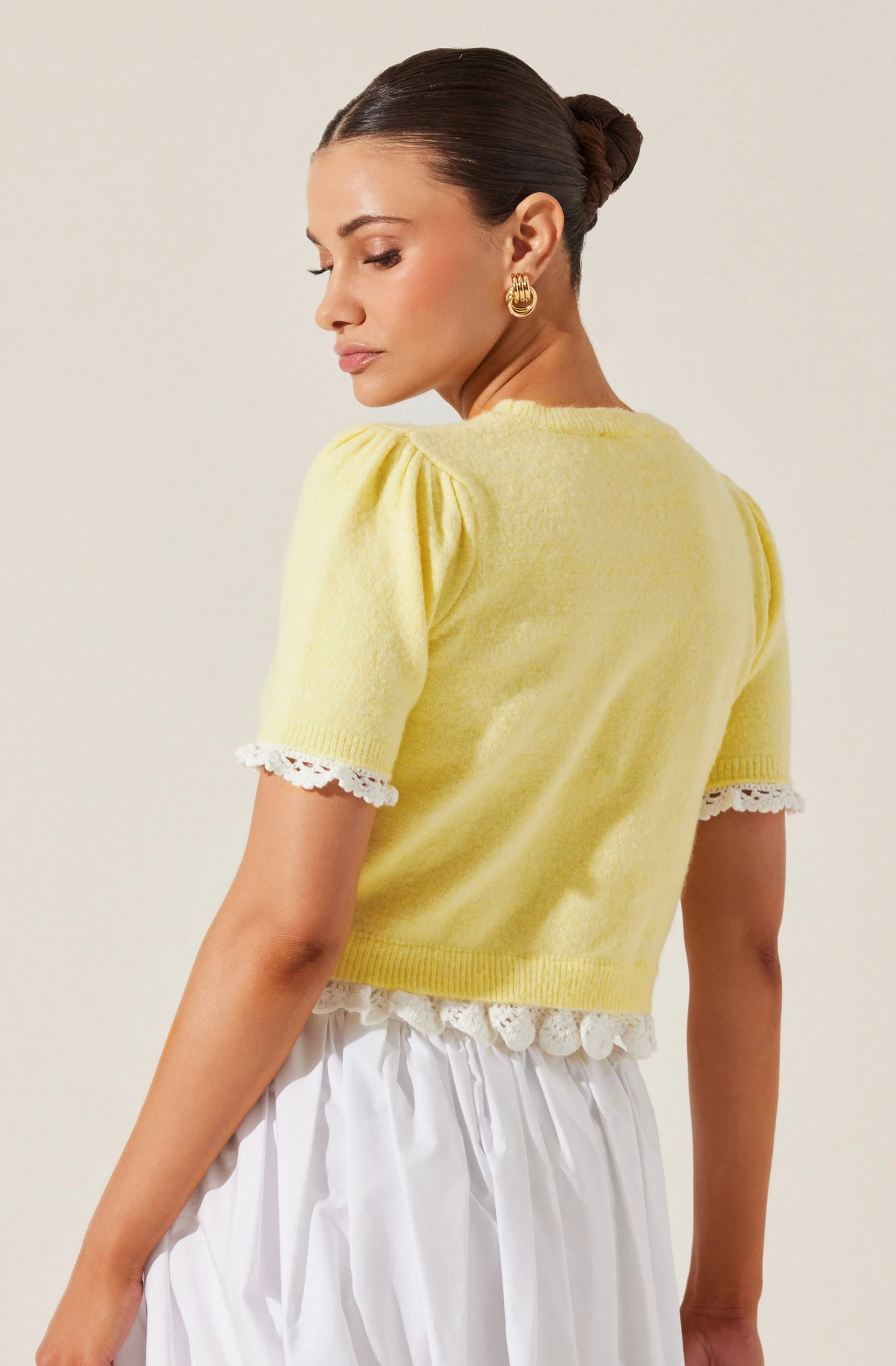Essy Lace Trim Sweater - Image 4