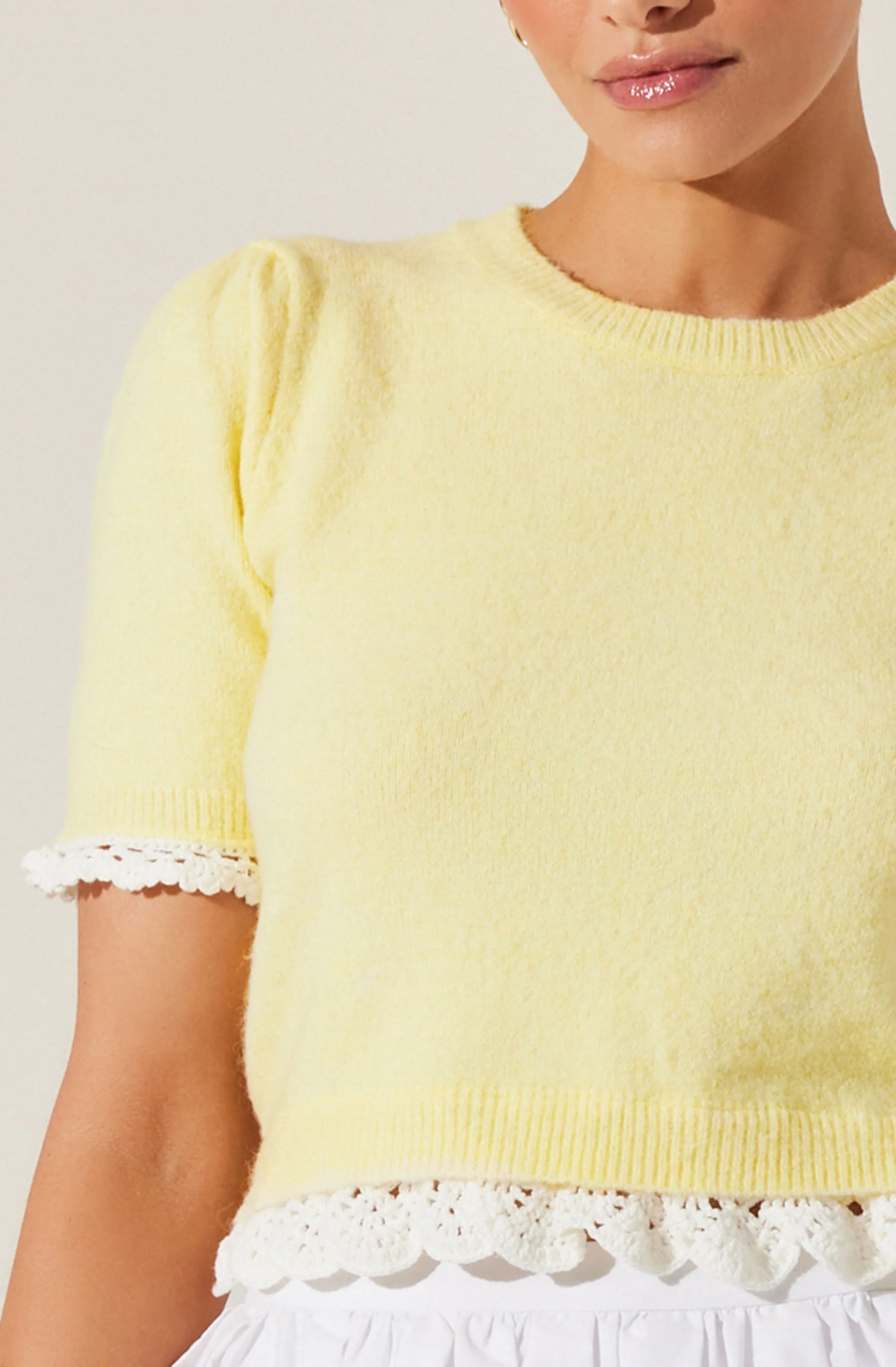Essy Lace Trim Sweater - Image 6