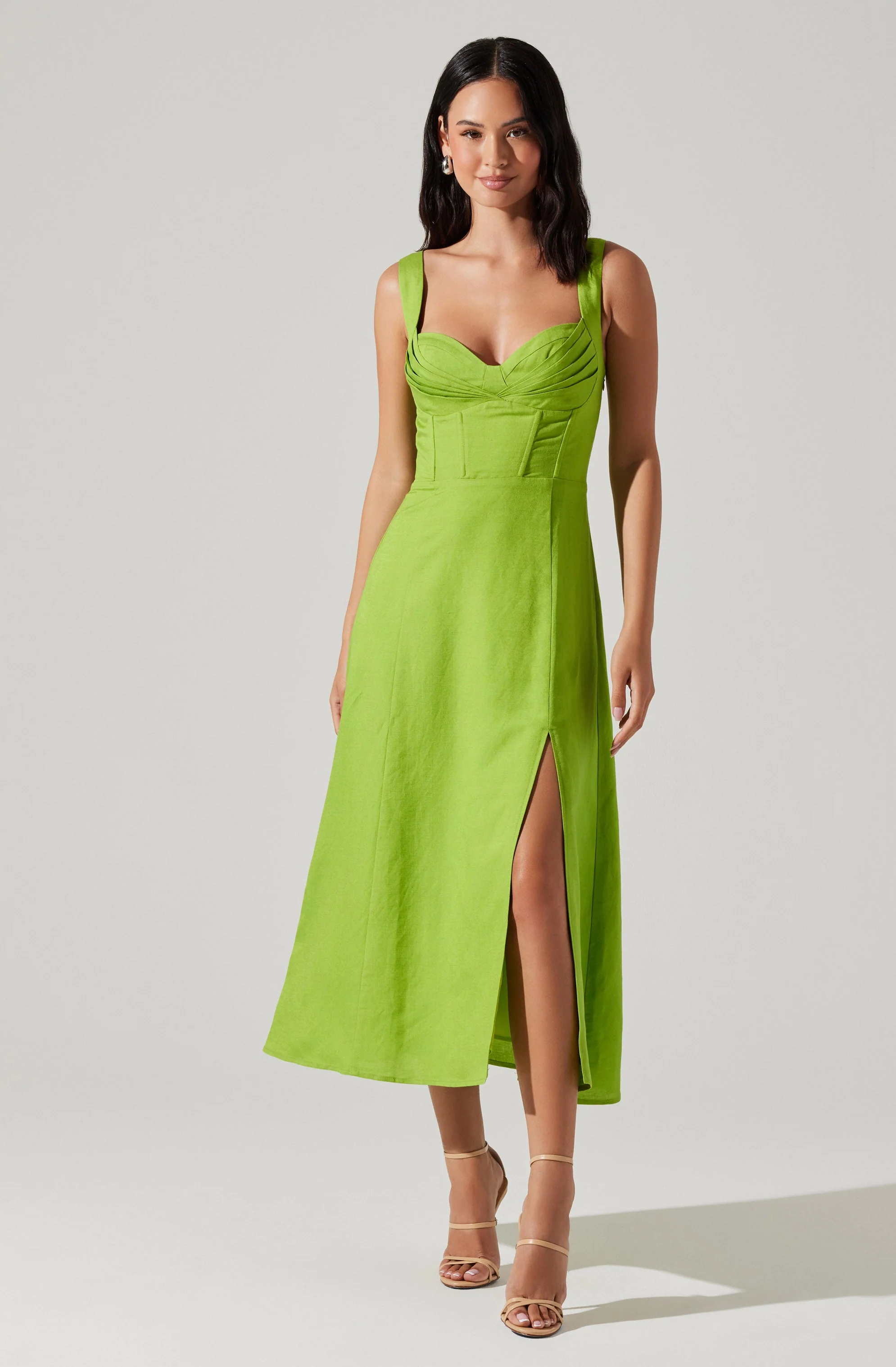 Estella Corset Midi Dress - Image 13