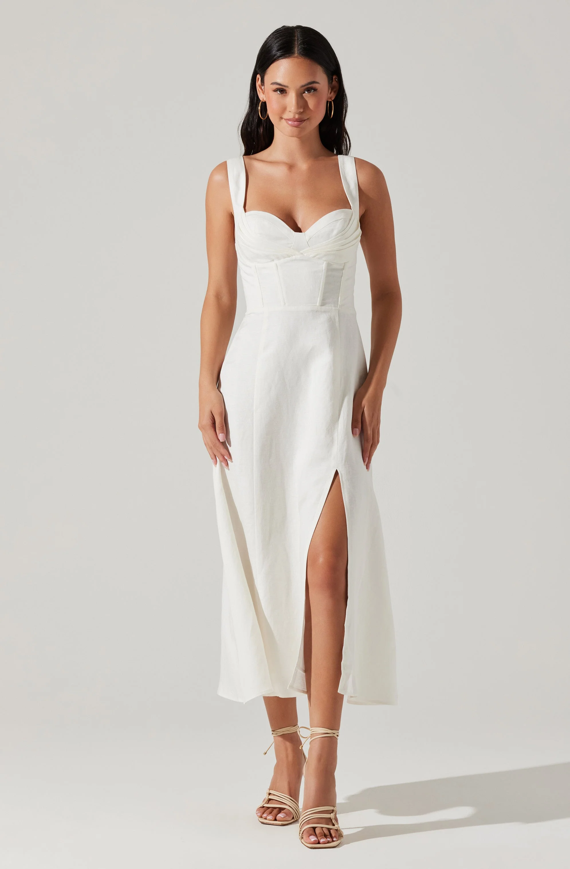 Estella Corset Midi Dress - Image 3