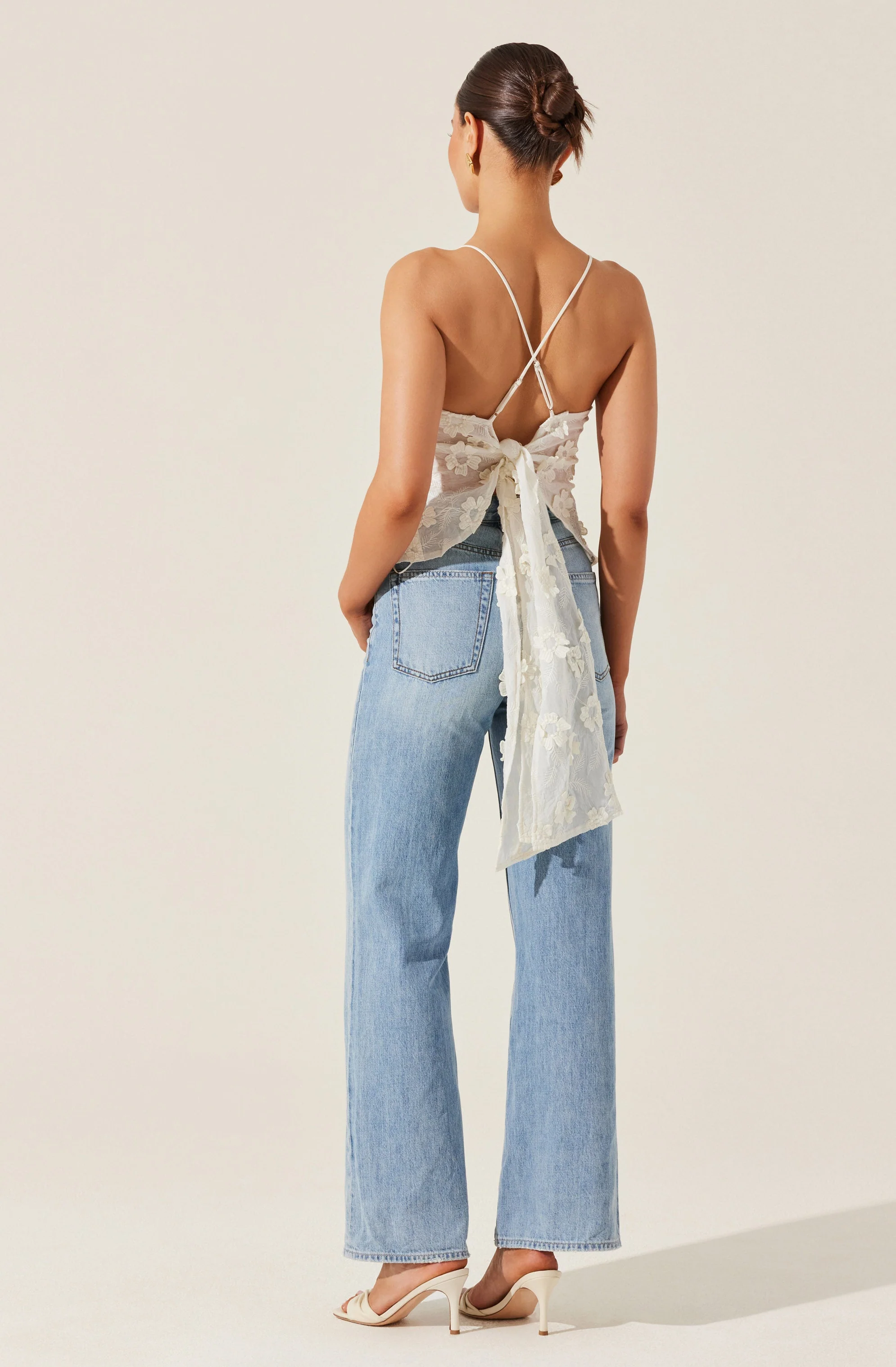 Everli Floral Appliqué Camisole Top - Image 5