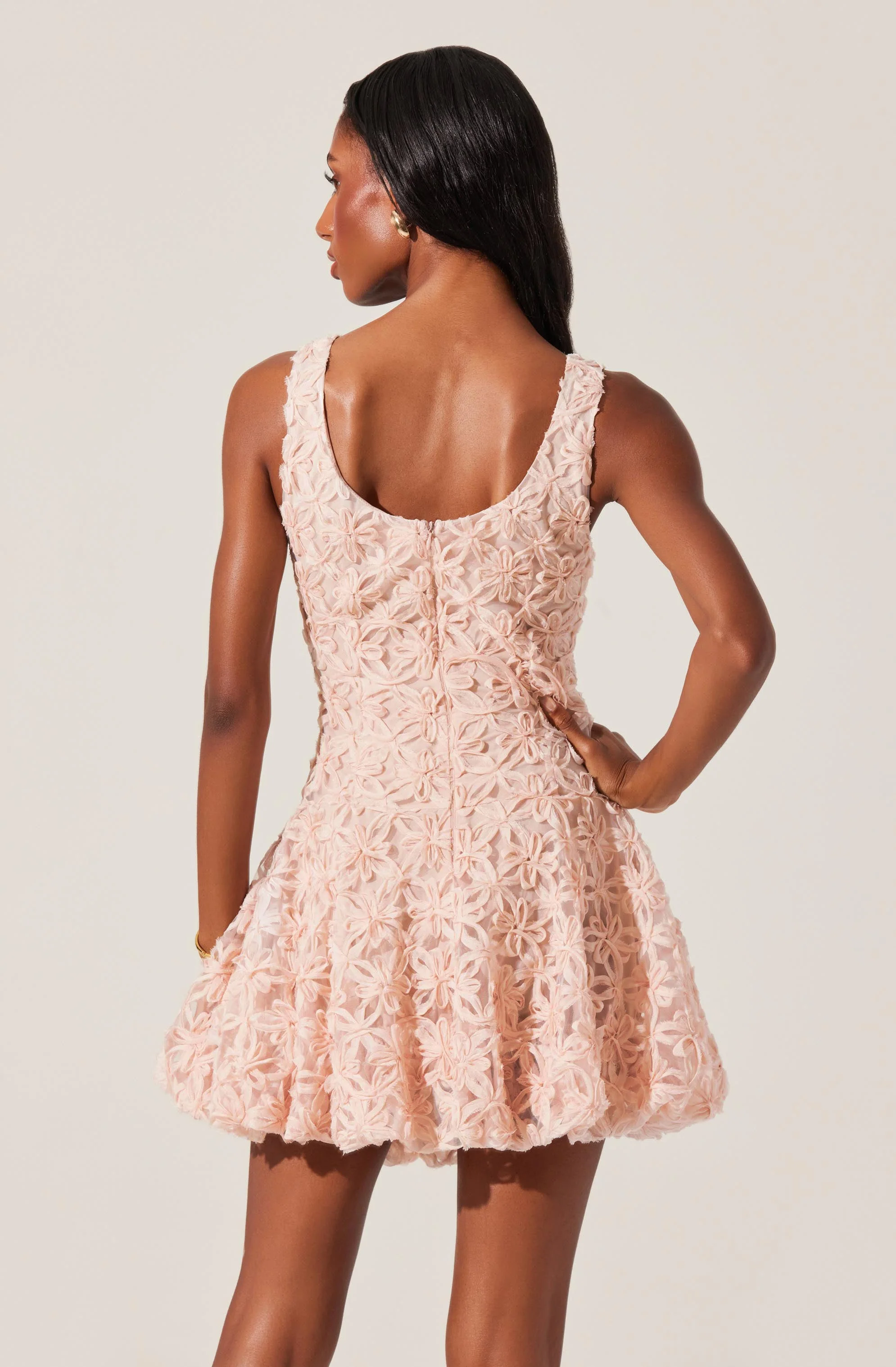 Fable 3D Floral Bubble Dress - Image 6