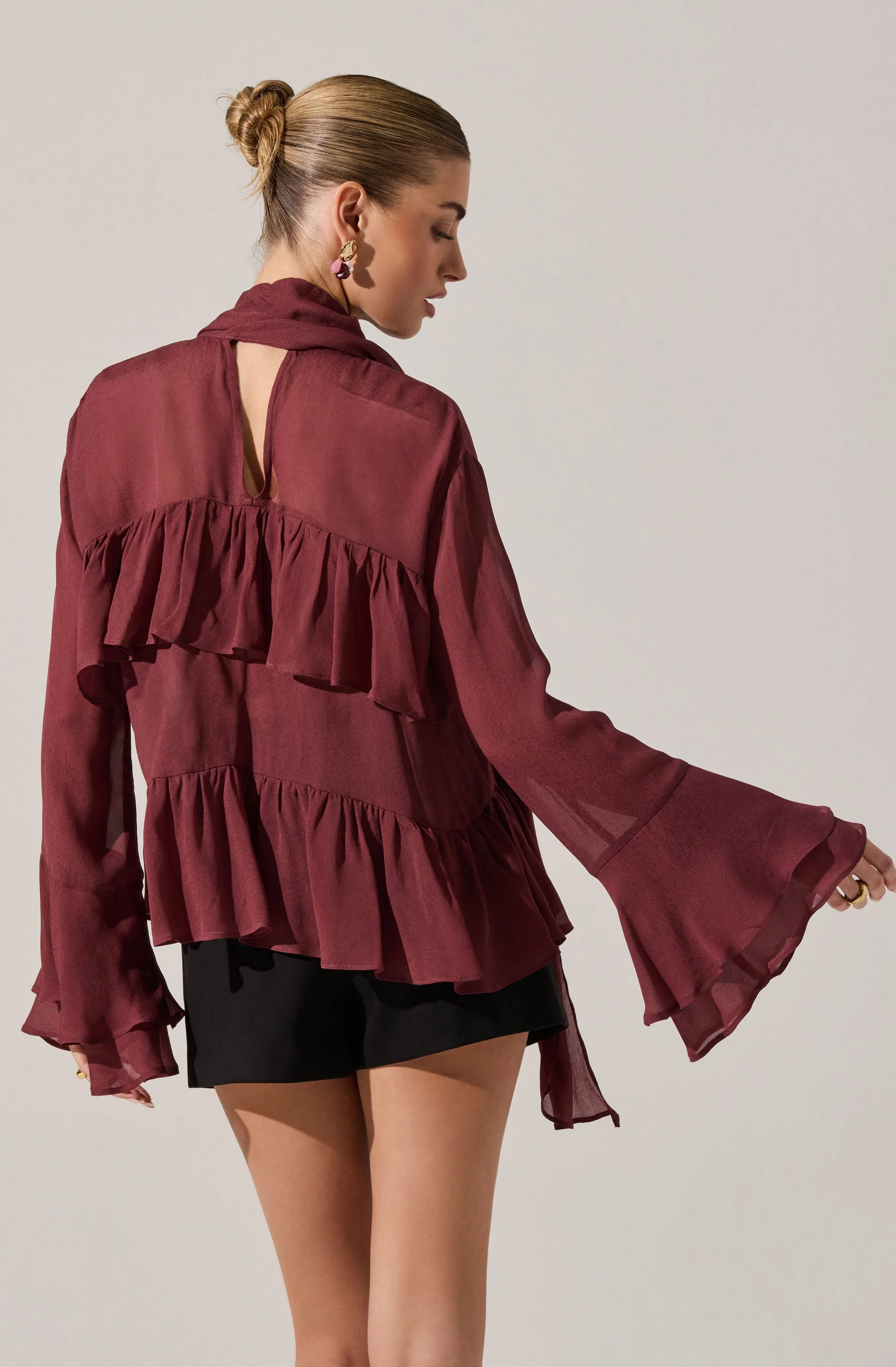 Fae Tiered Ruffle Top - Image 2