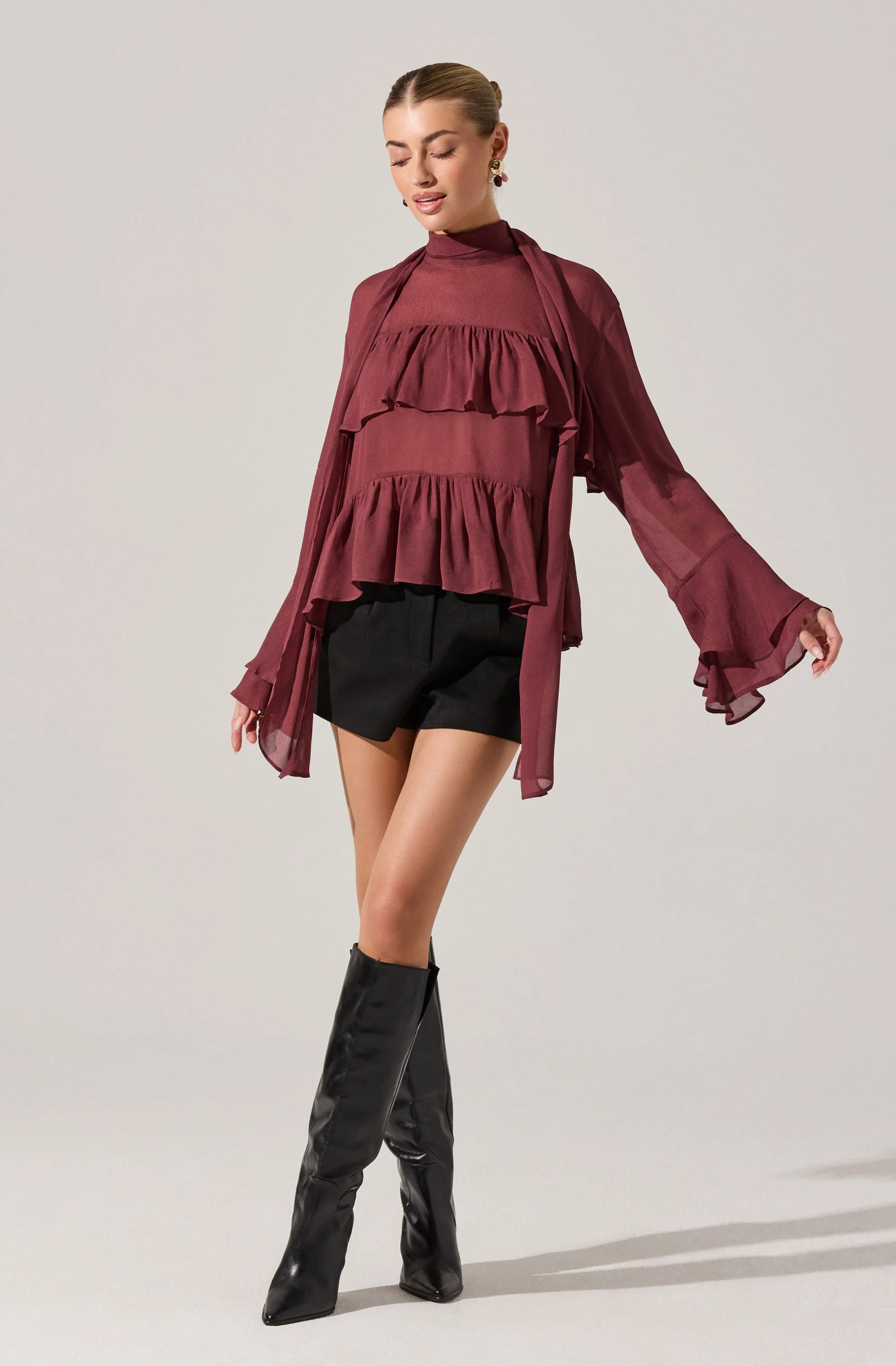 Fae Tiered Ruffle Top - Image 3