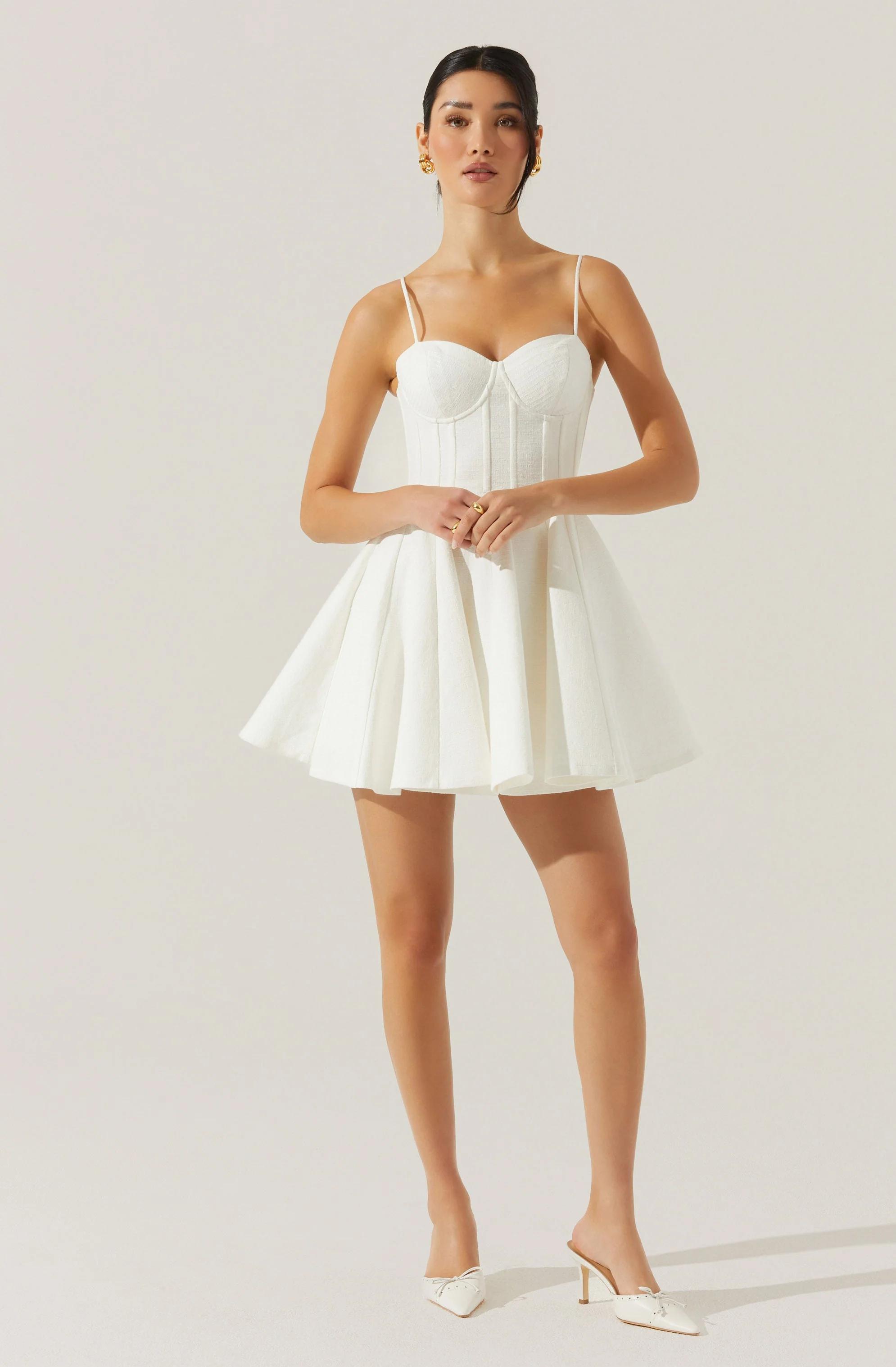 Fenna Textured Corset Mini Dress - Image 6