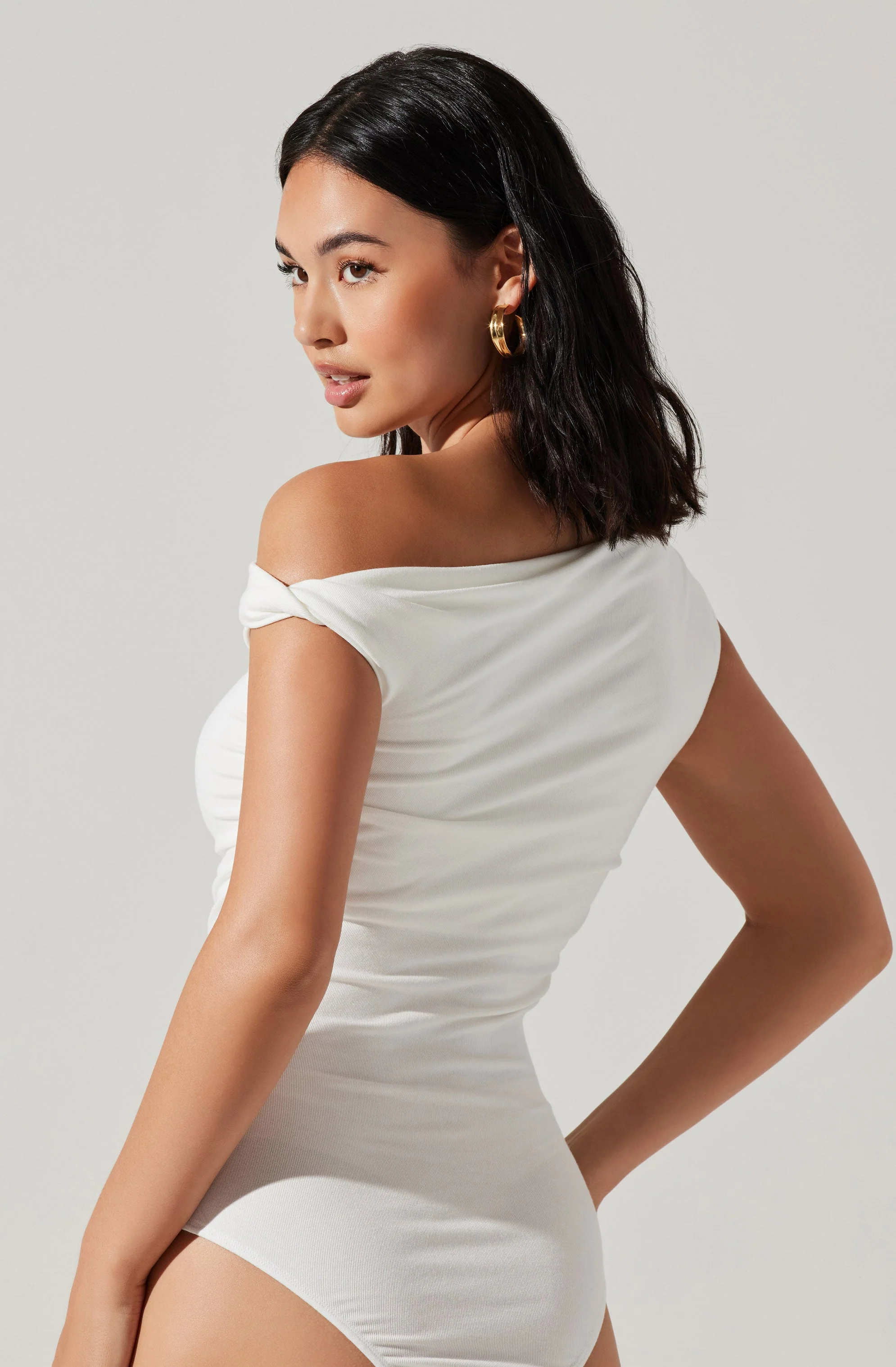 Fiora Asymmetrical Bodysuit - Image 10