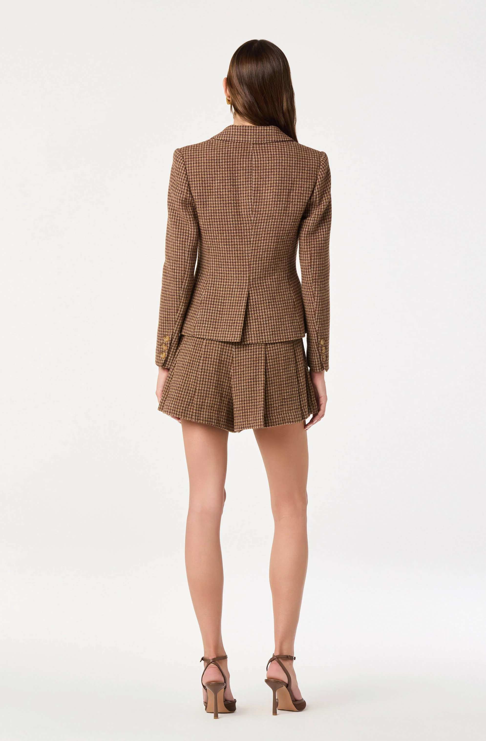 Plaid Tailored Blazer - Image 4