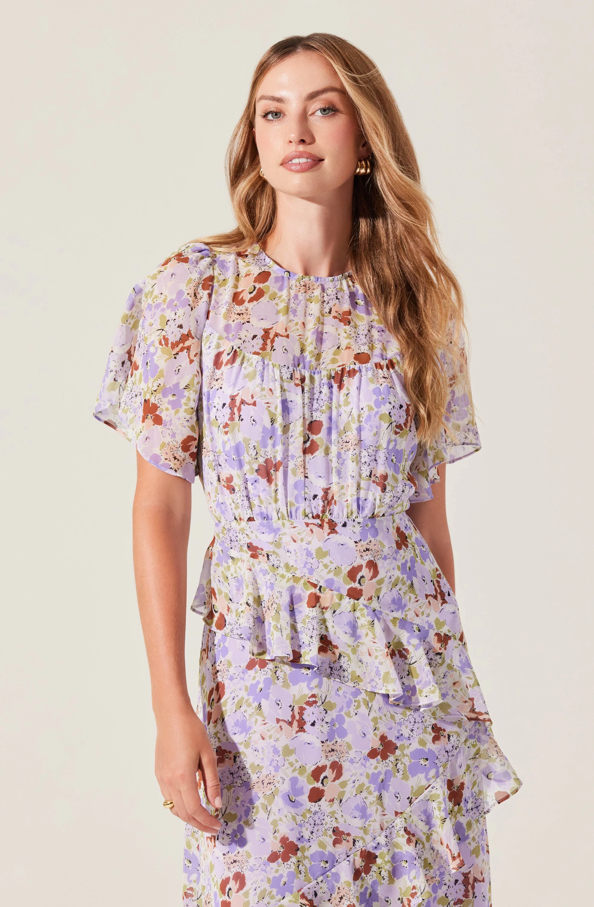Floramae Floral Ruffle Dress - Image 2