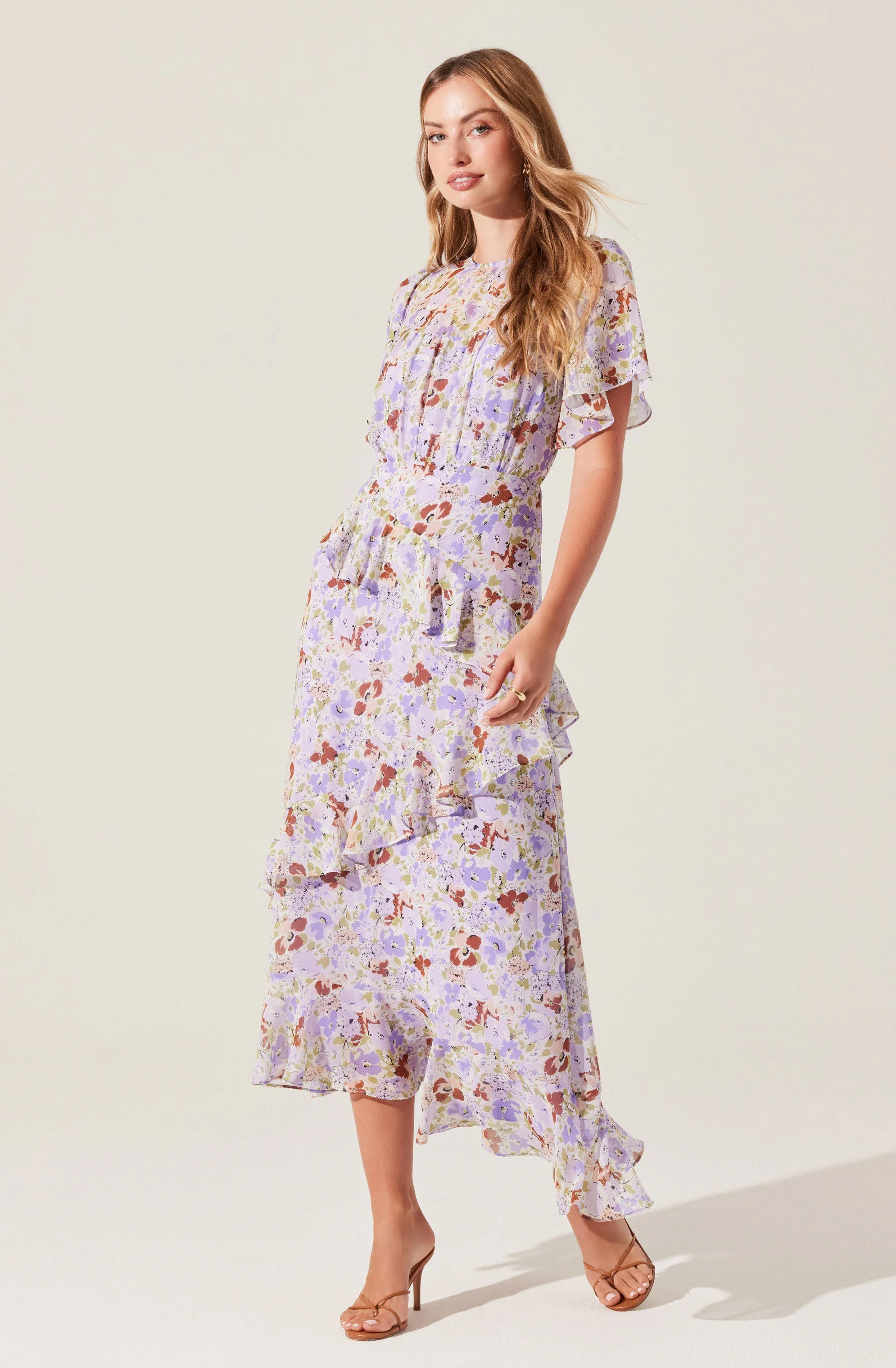 Floramae Floral Ruffle Dress - Image 3