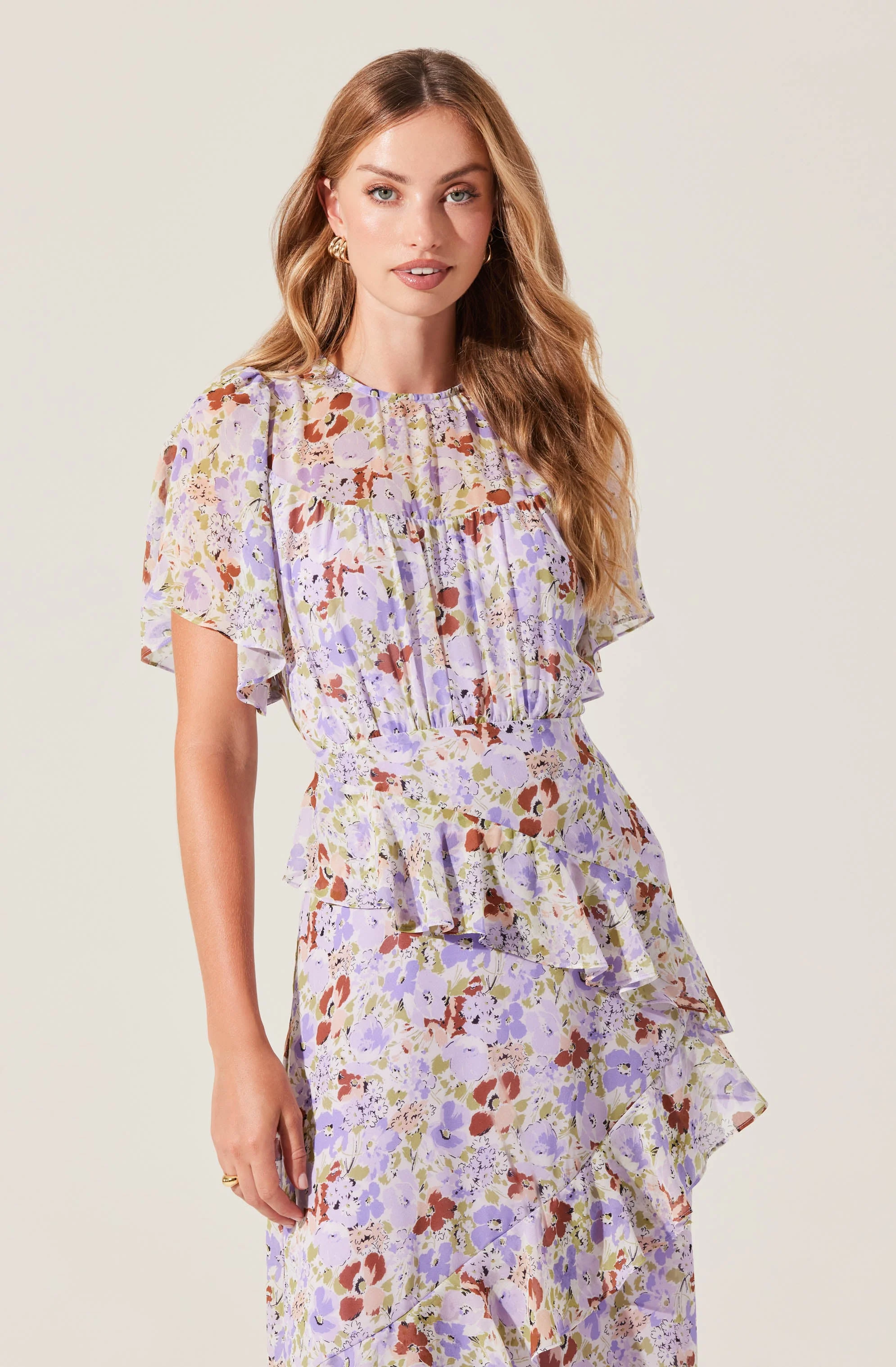 Floramae Floral Ruffle Dress - Image 4