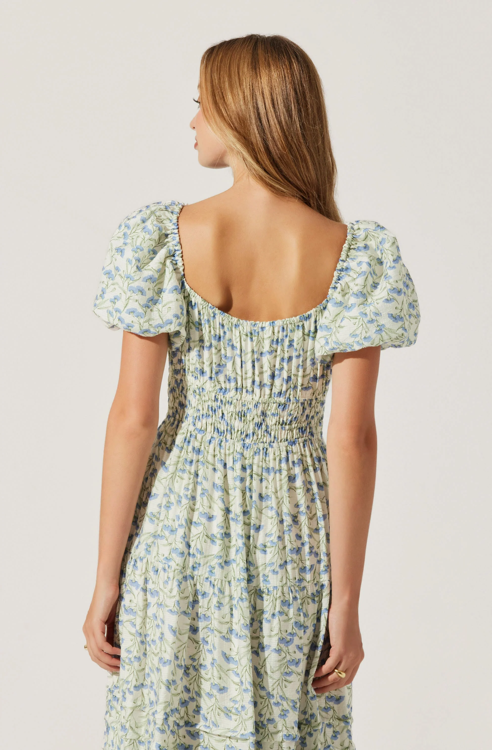 Florentina Floral Tiered Maxi Dress - Image 6