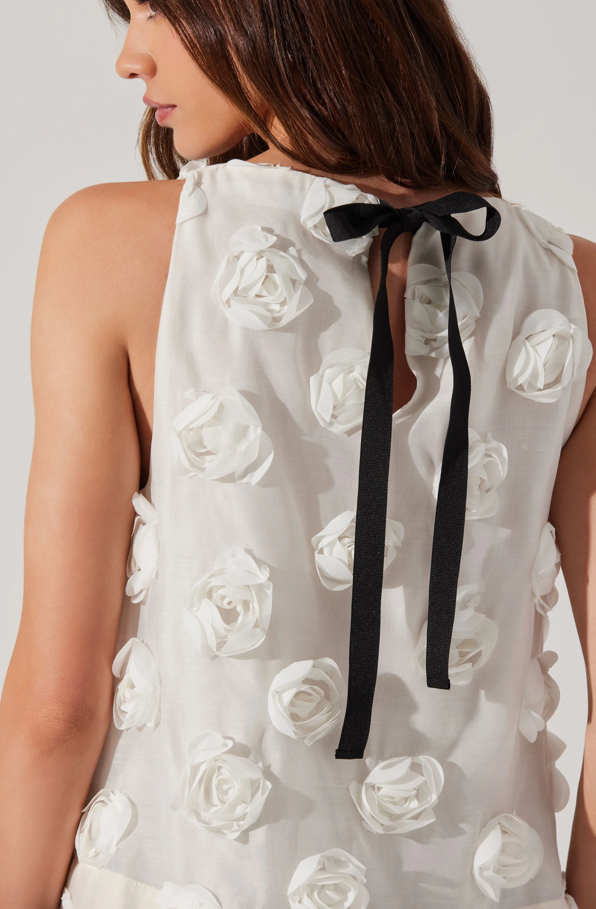 Floria 3D Floral Appliqué Top - Image 6
