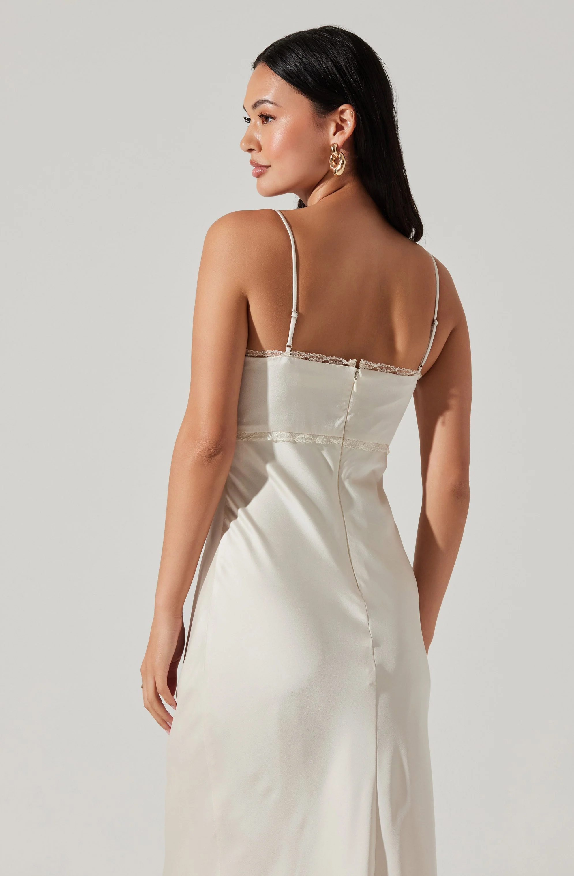 Florianne Satin Maxi Dress - Image 16