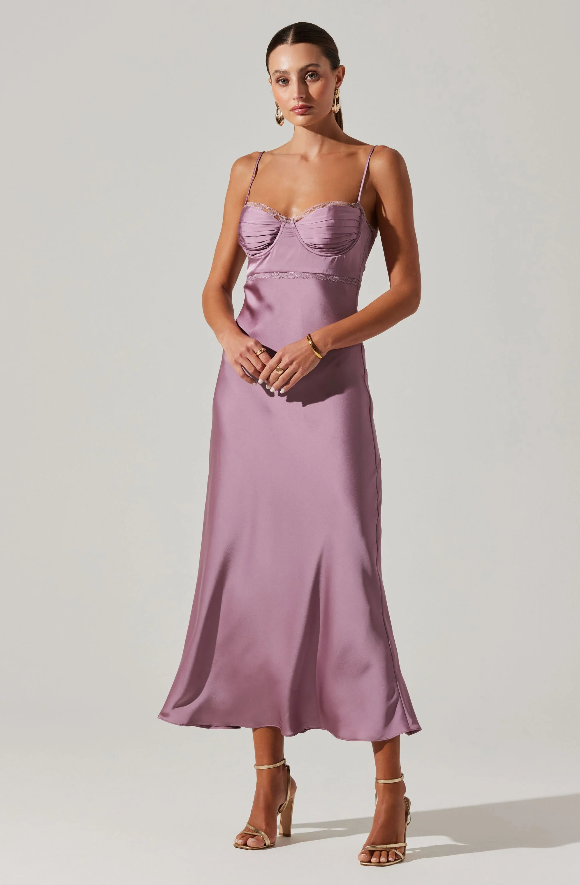 Florianne Satin Maxi Dress - Image 27