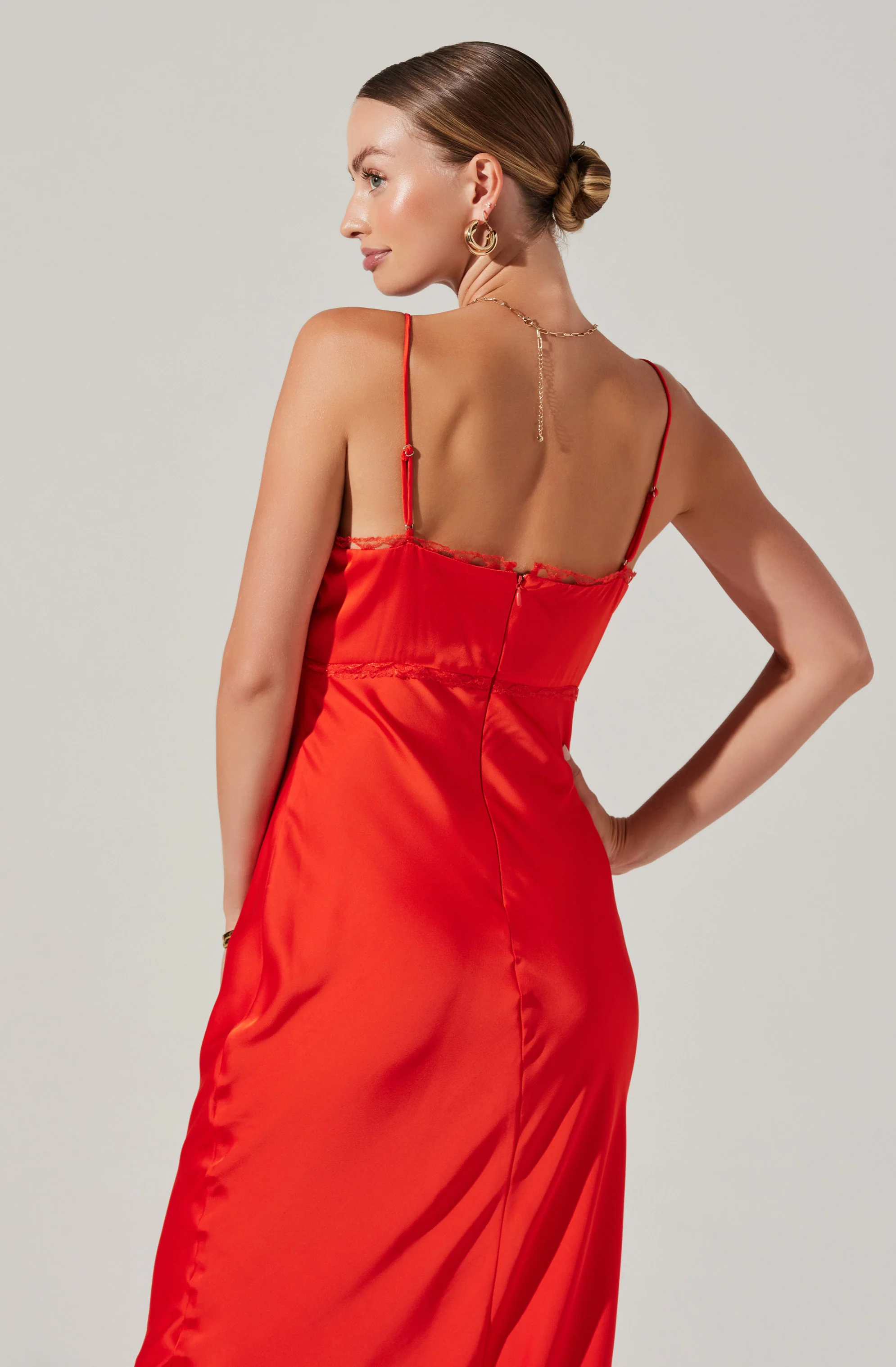 Florianne Satin Maxi Dress - Image 41