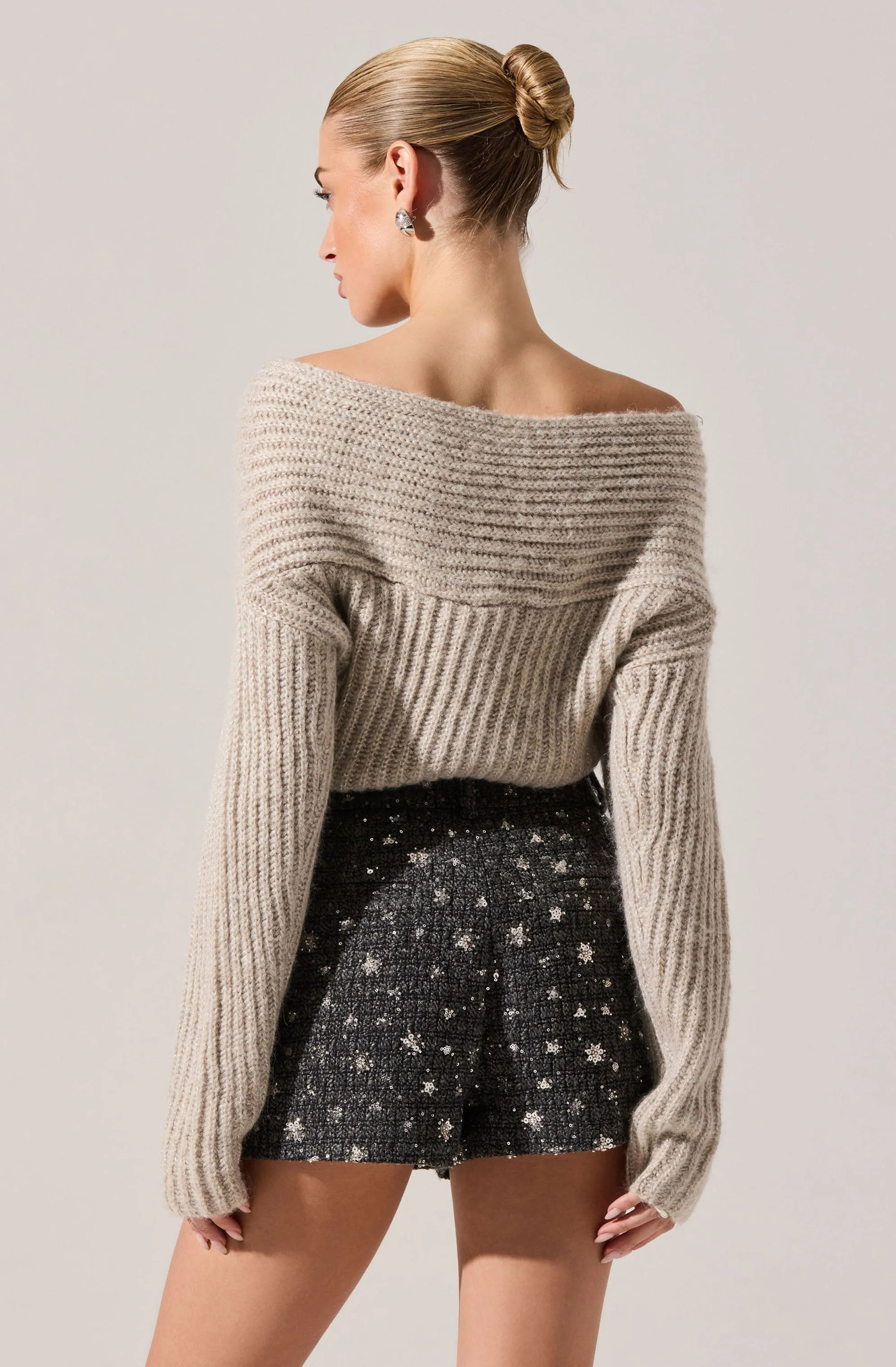 Franisbel Off Shoulder Sweater - Image 2
