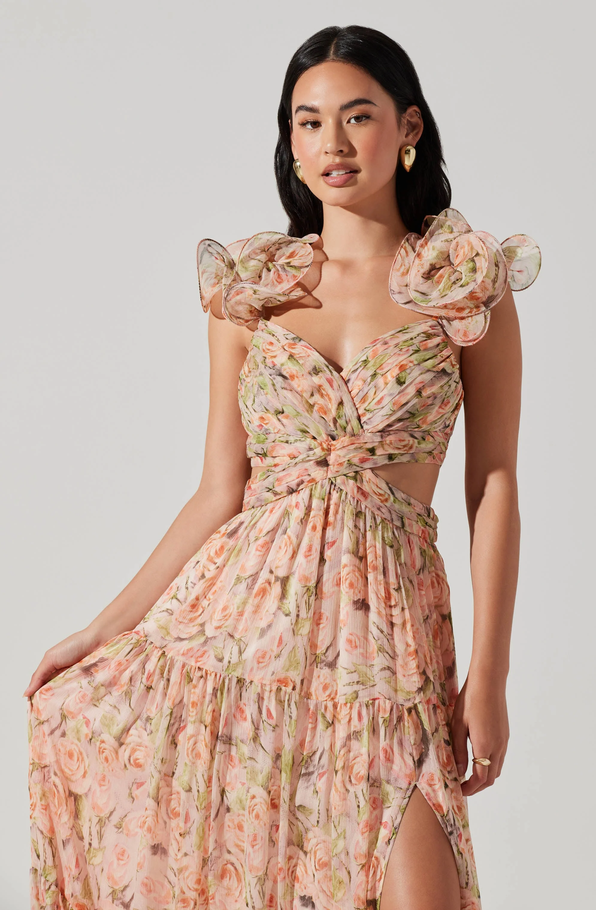 Fritillaria Floral Maxi Dress - Image 10
