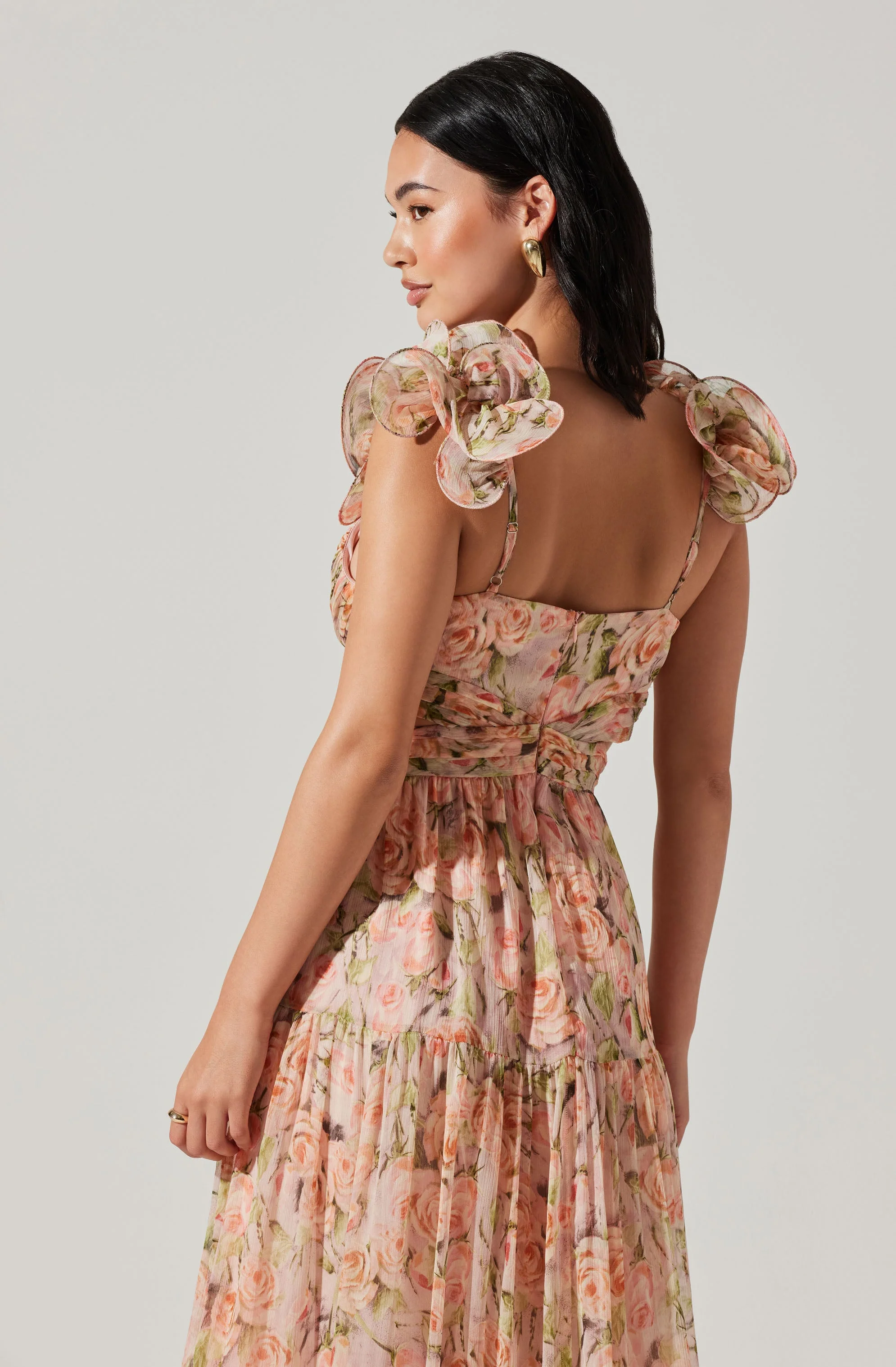 Fritillaria Floral Maxi Dress - Image 11