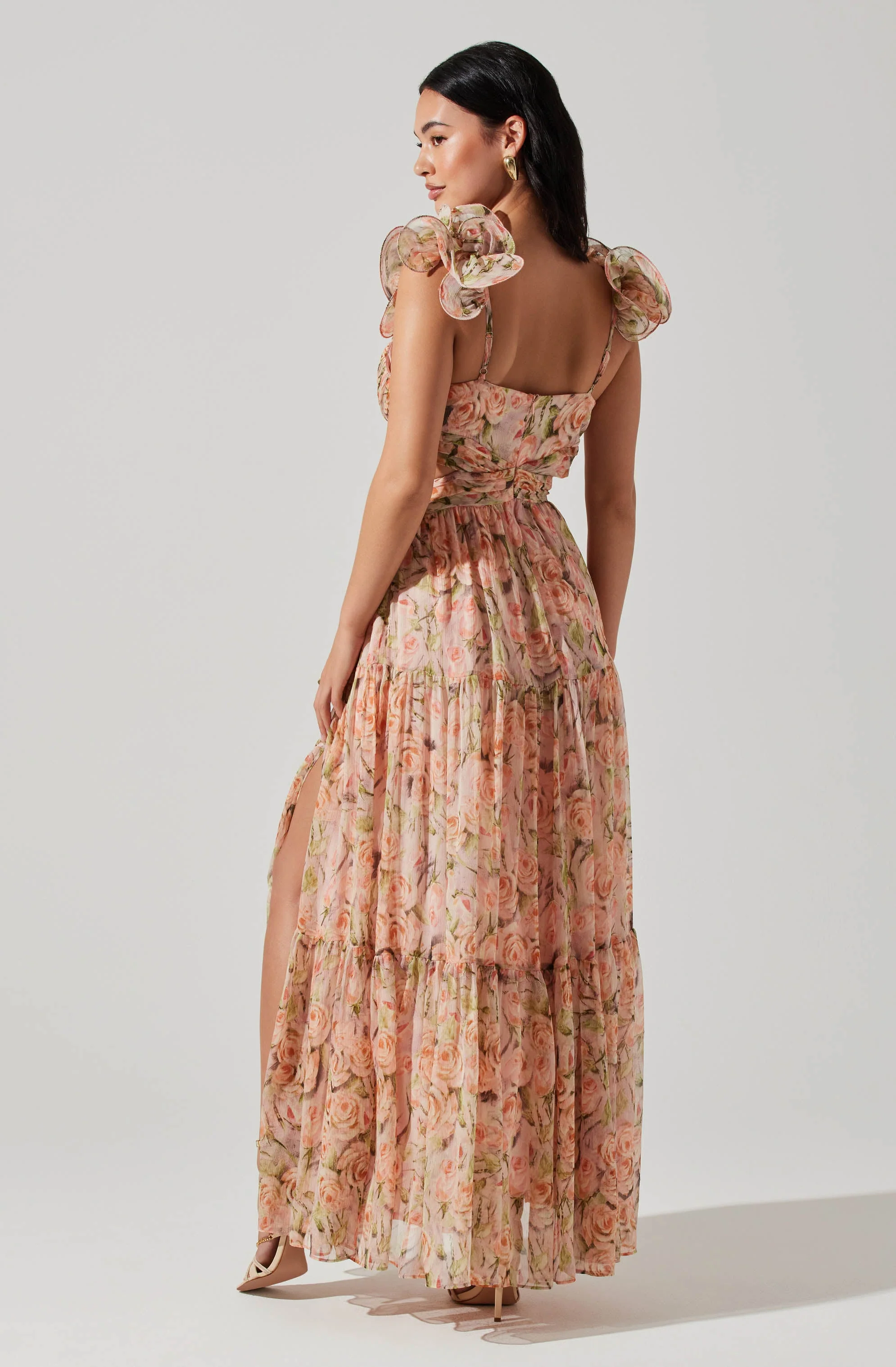 Fritillaria Floral Maxi Dress - Image 12