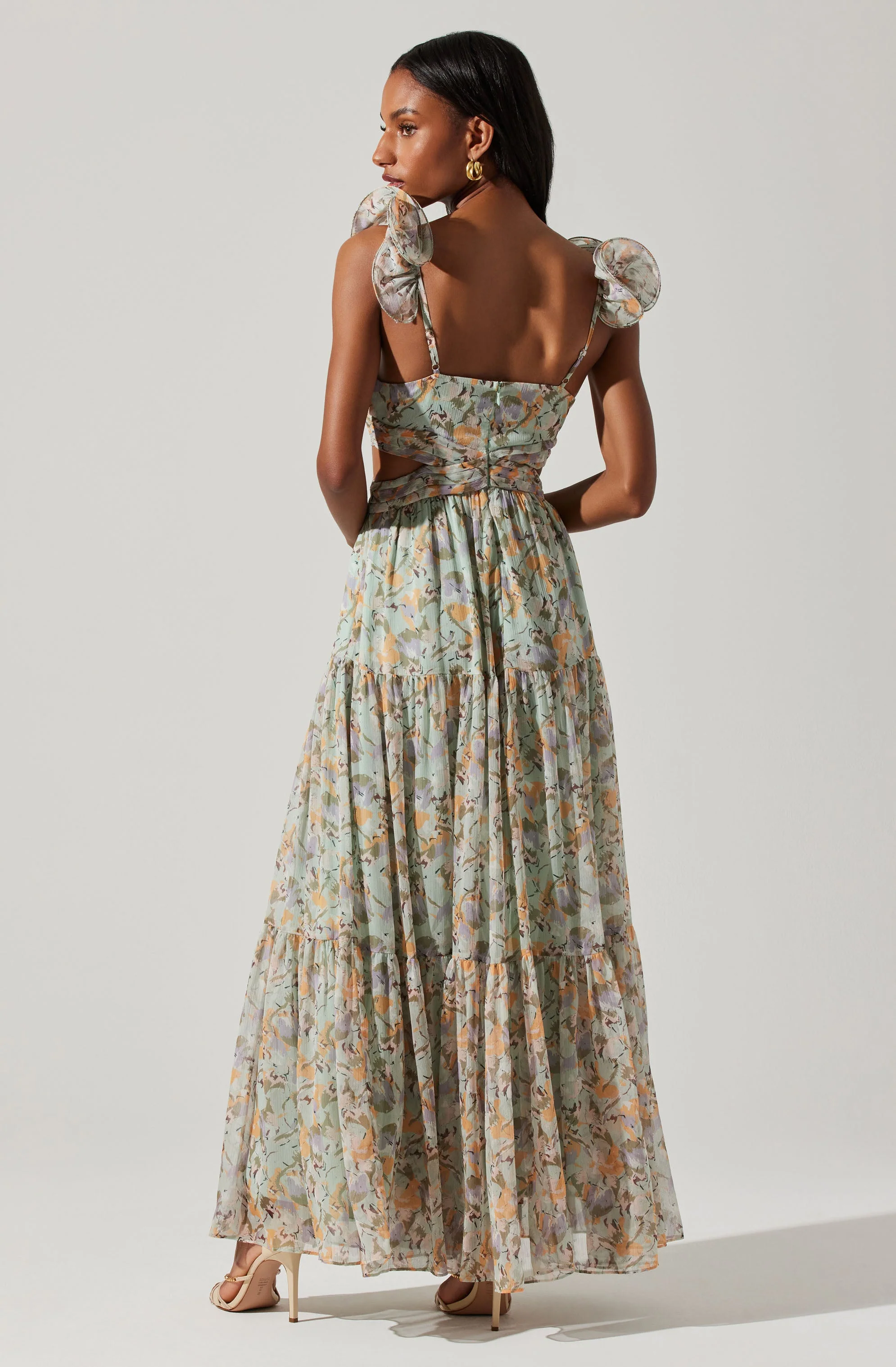 Fritillaria Floral Maxi Dress - Image 17