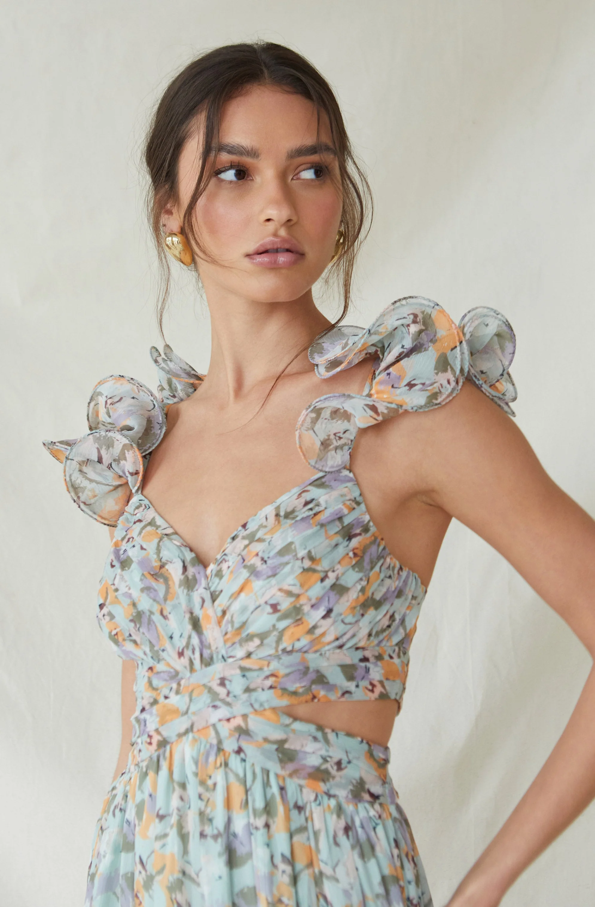 Fritillaria Floral Maxi Dress - Image 18