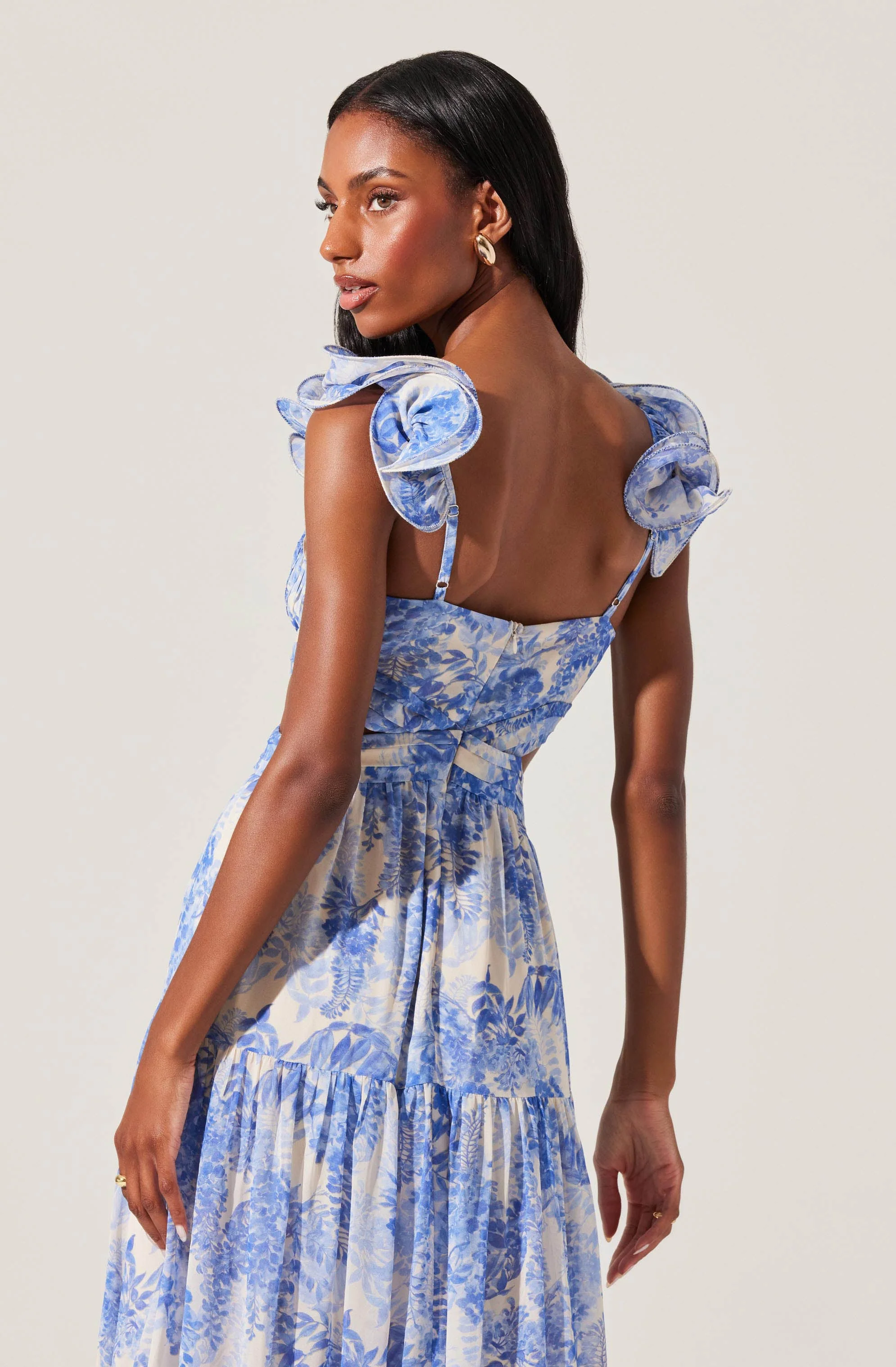 Fritillaria Floral Maxi Dress - Image 3