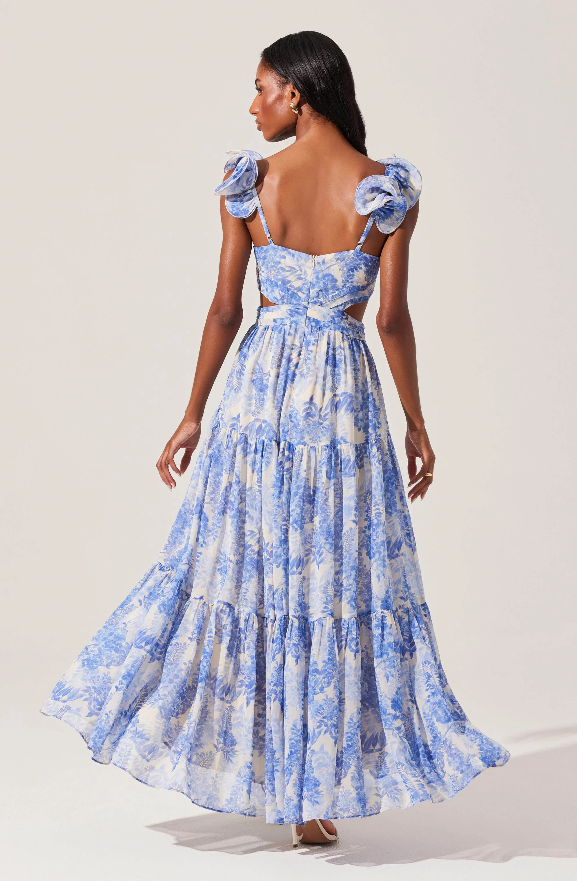 Fritillaria Floral Maxi Dress - Image 5