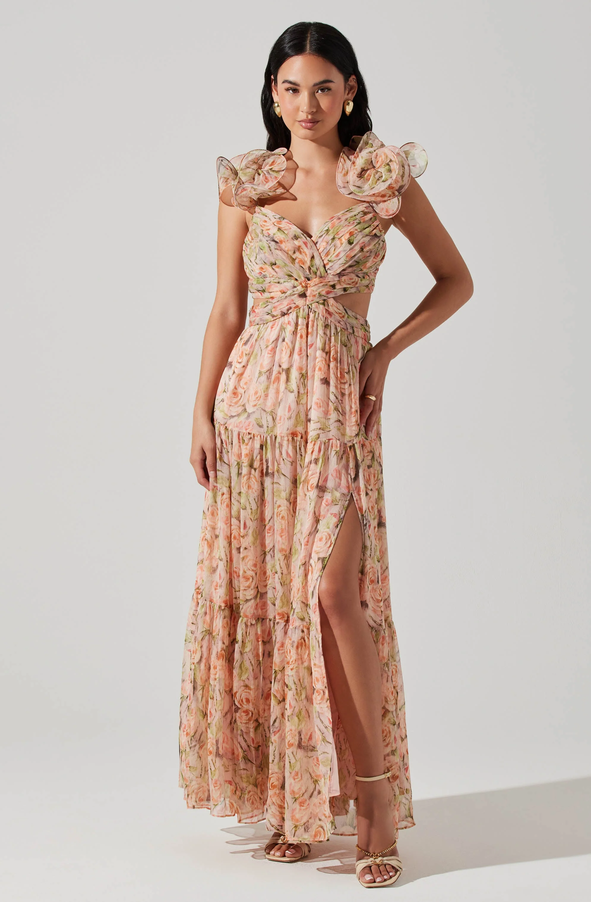 Fritillaria Floral Maxi Dress - Image 9