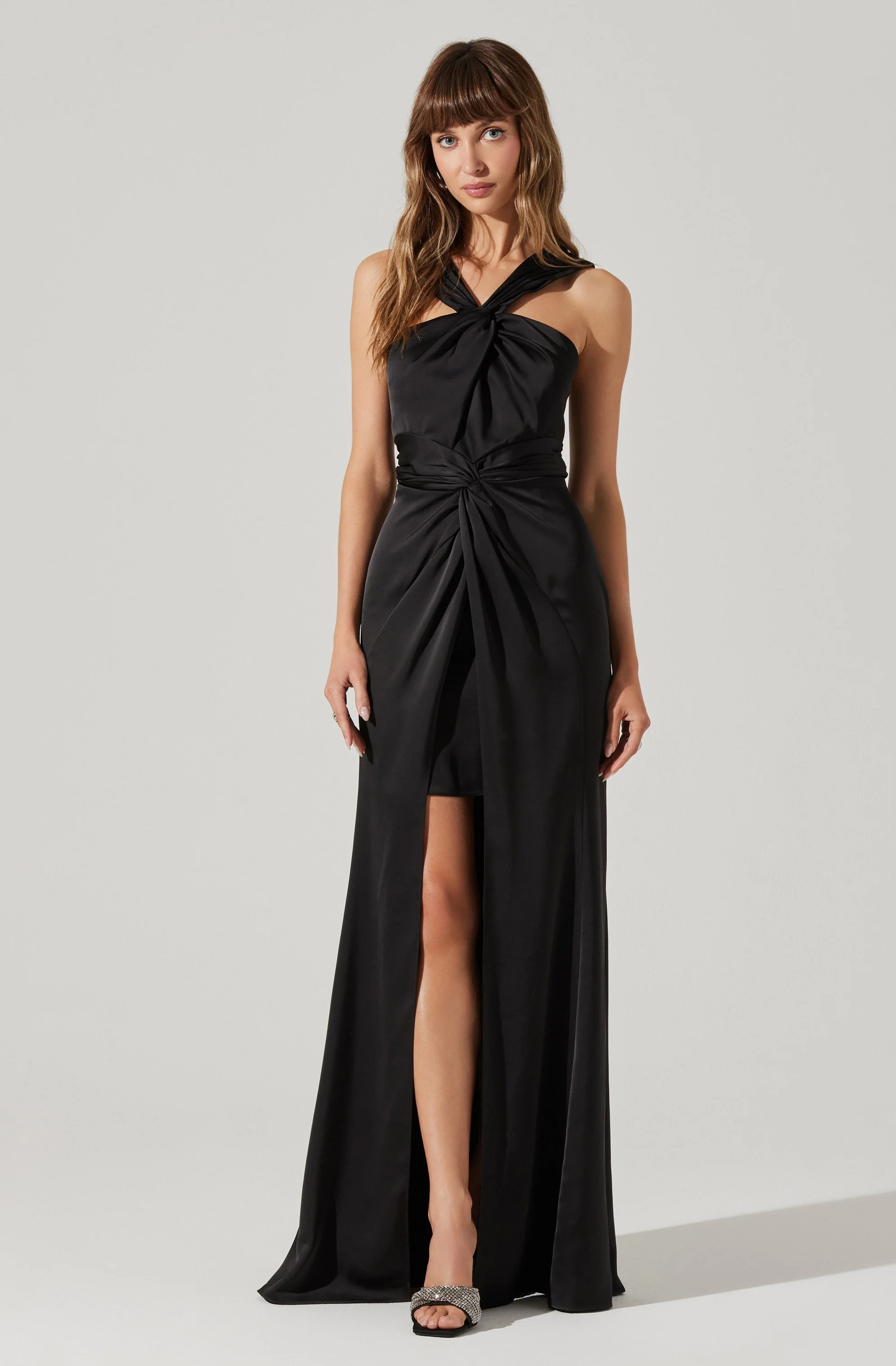 Georgiana Halter Neck Maxi Dress - Image 3