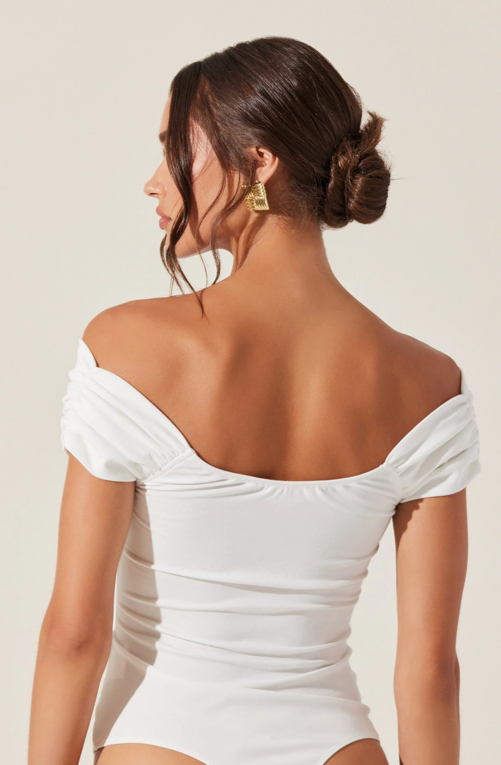 Gissel Crossover Off Shoulder Bodysuit - Image 4
