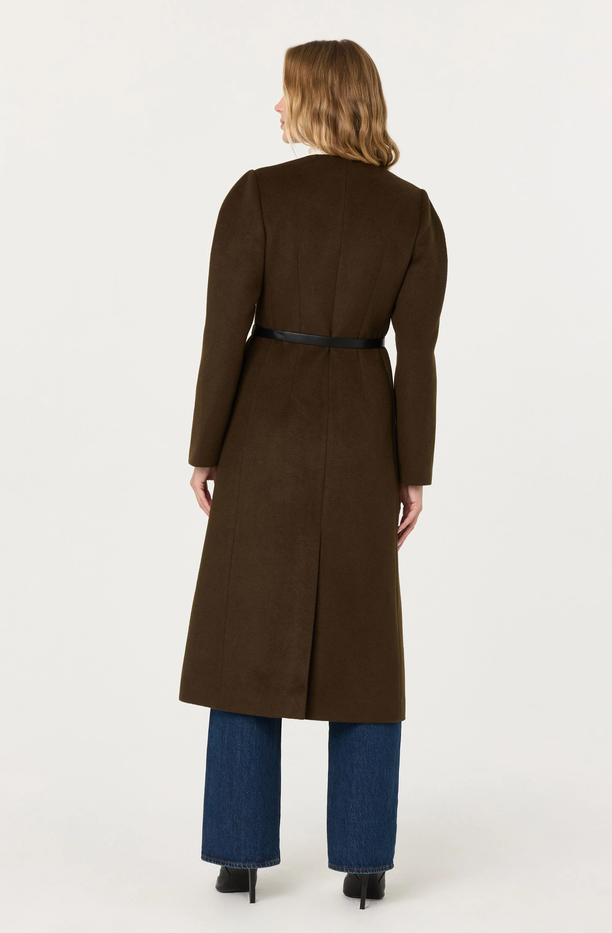 Glorimar Belted Longline Coat - Image 6
