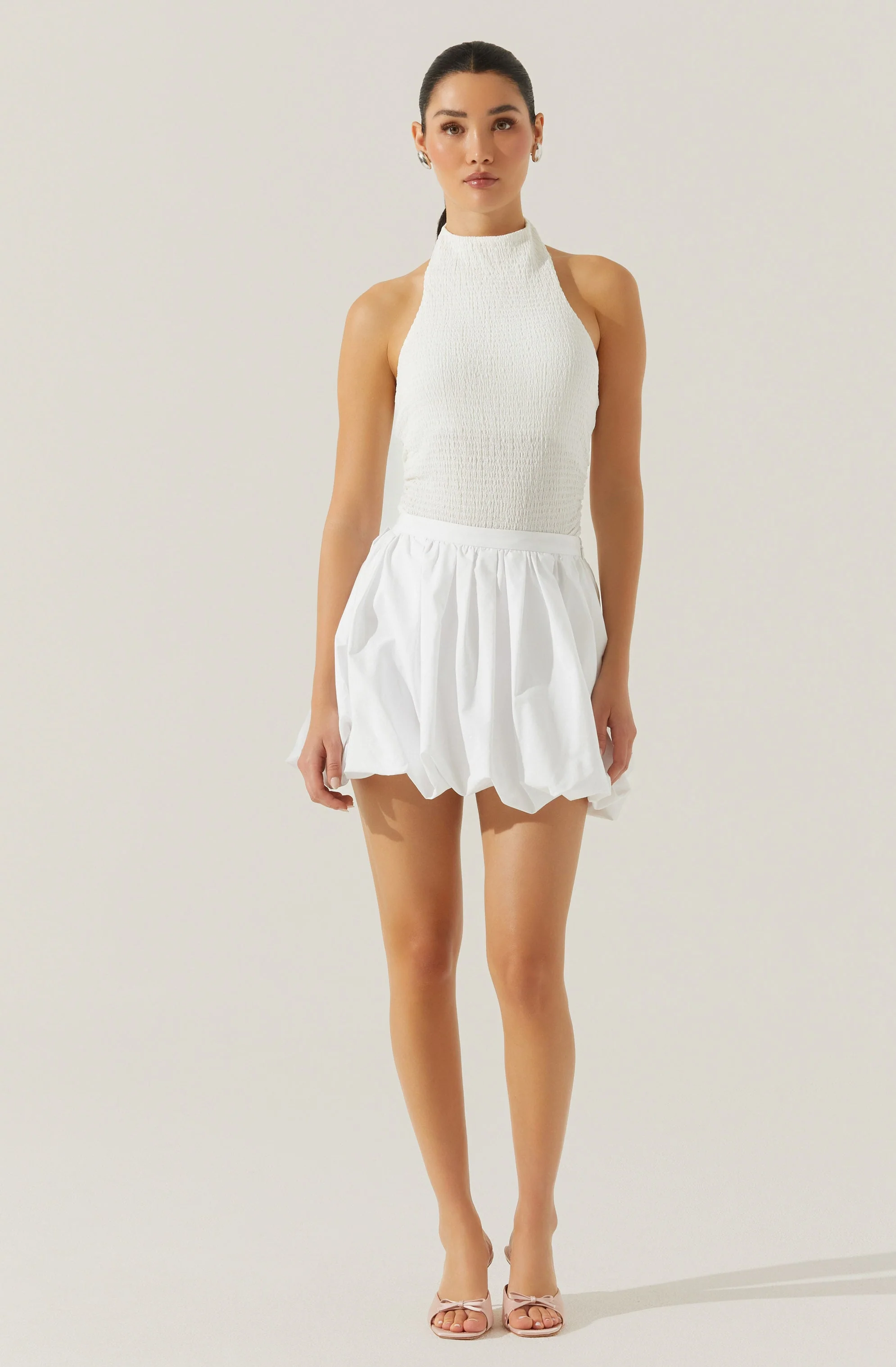 Gwyneth Textured Halter Neck Top - Image 11